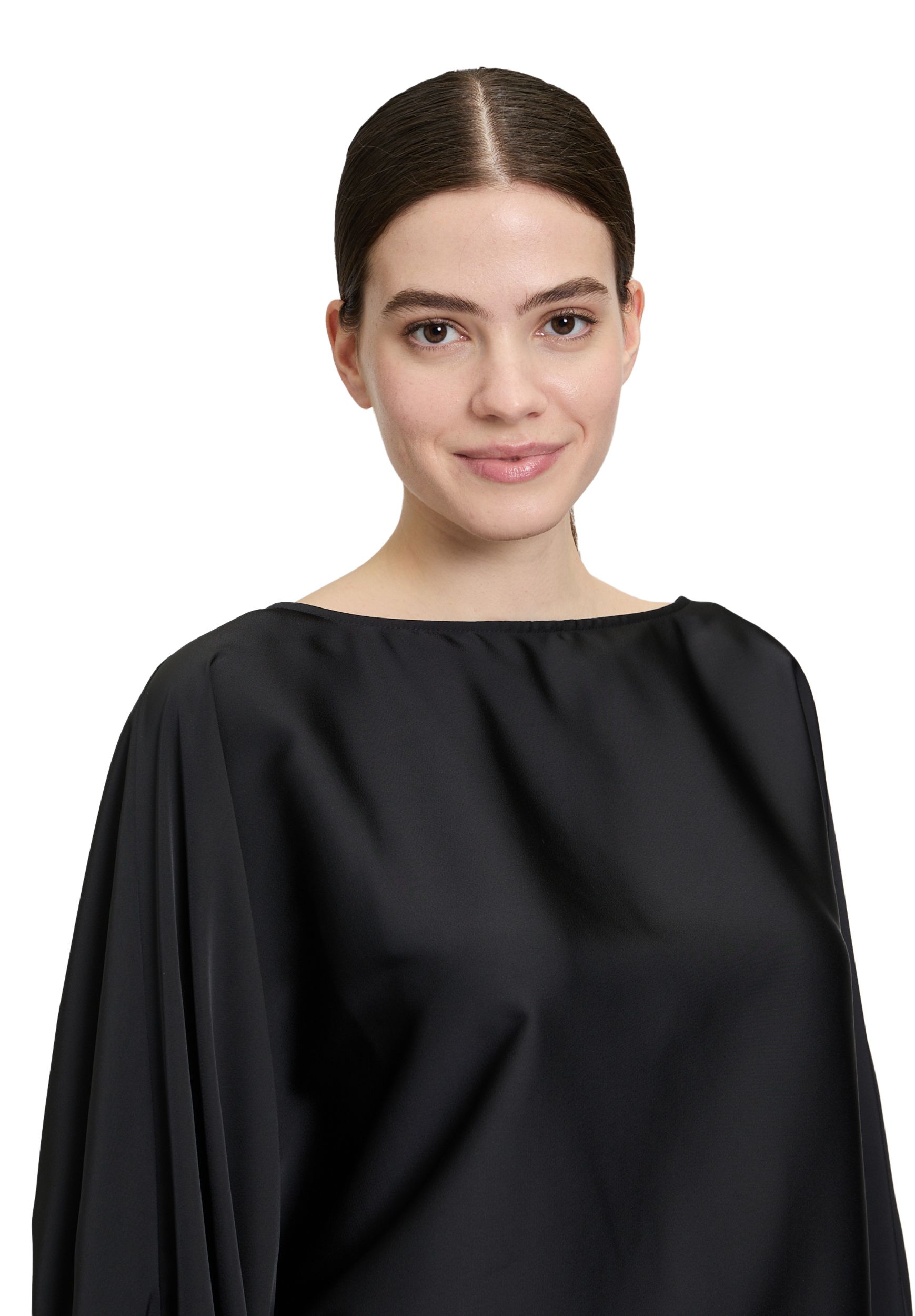 V by Vera Mont |  Satin-Bluse | 34 | schwarz