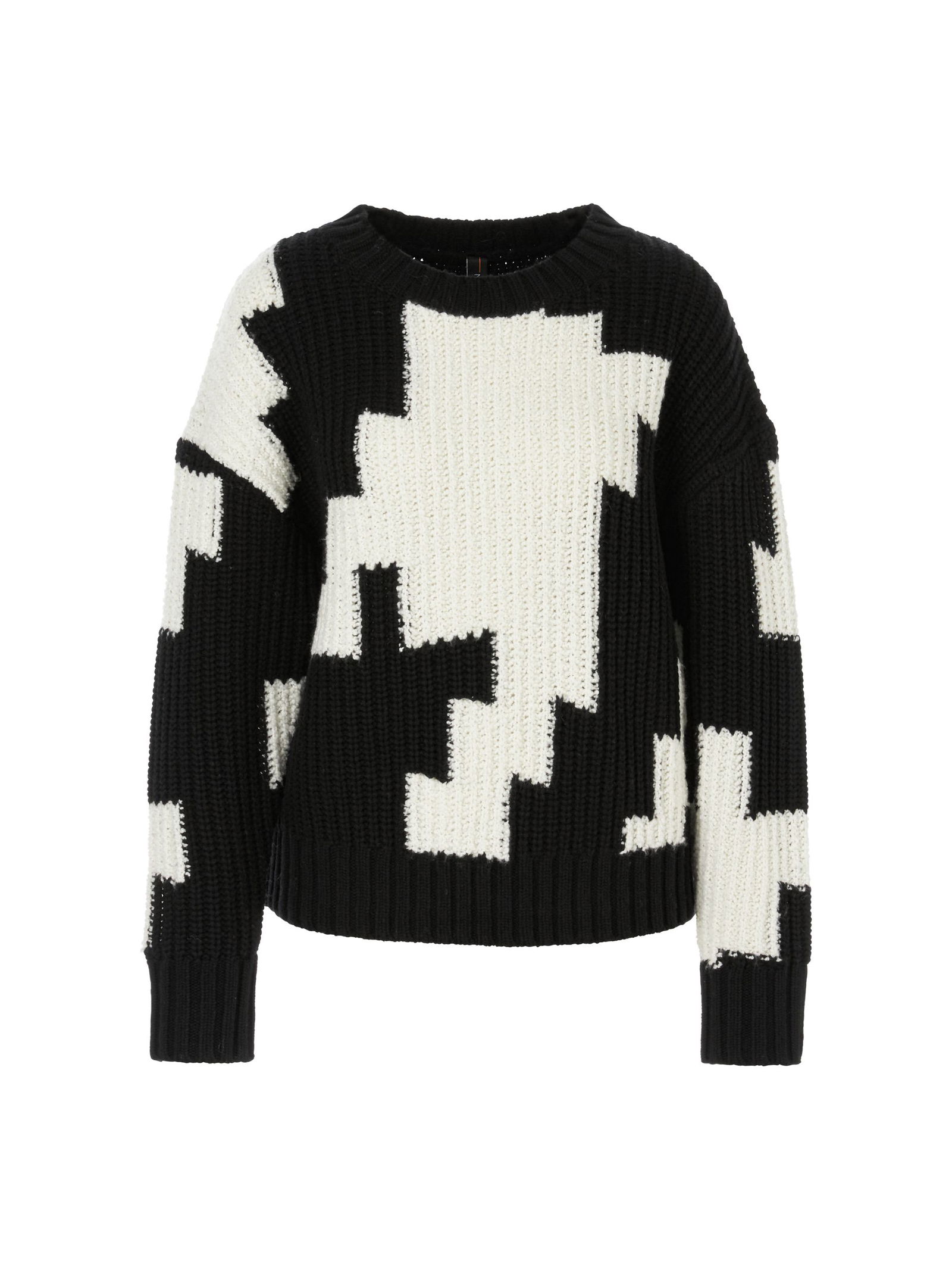 7075be599bf455ebc7e5aaed2dbedb82 Marc Cain Sports | Marc Cain Sports Pullover | 44 | black and white