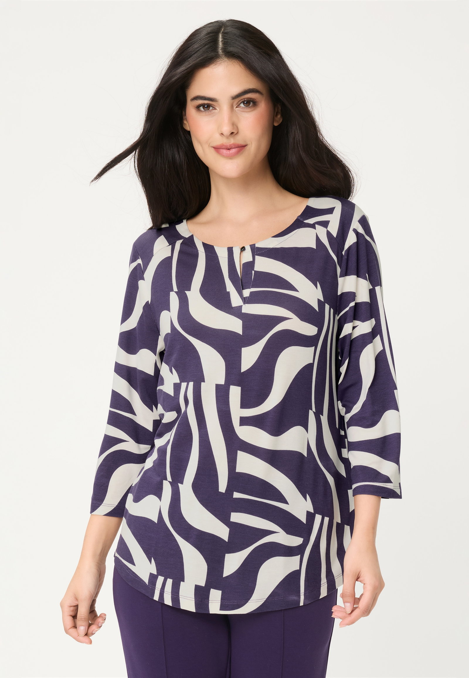 T-Shirt Long Sleeves, Plum #3