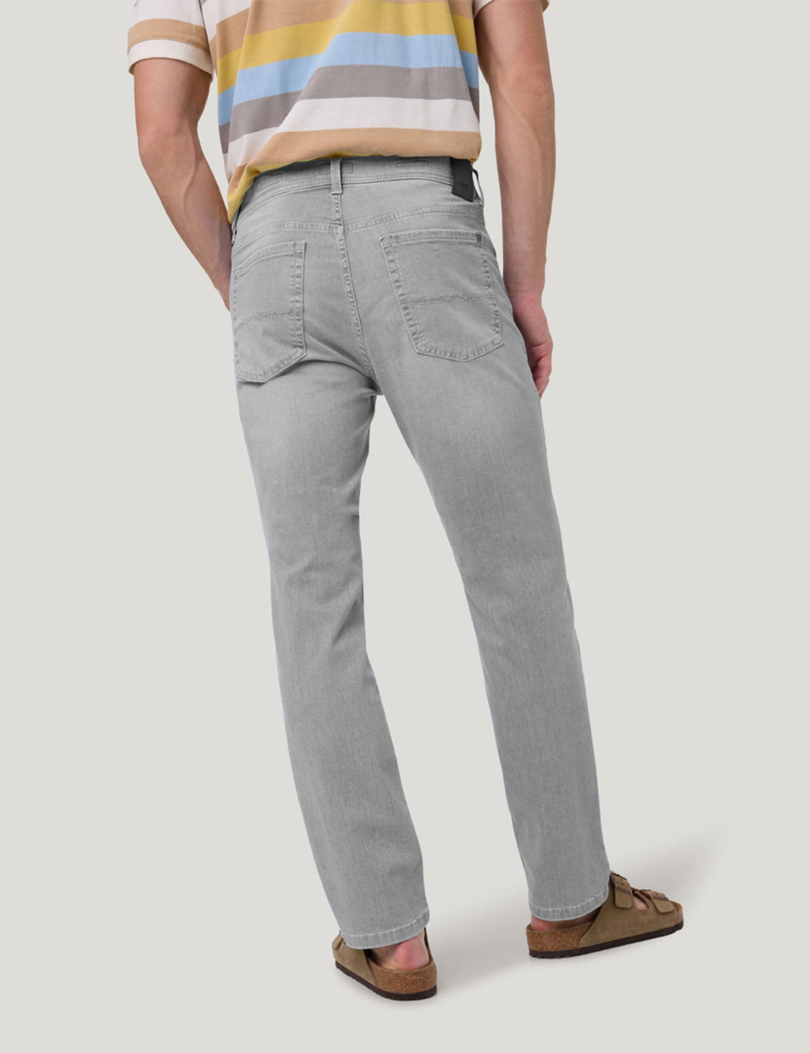 Pioneer |  Pioneer Regular Fit Jeans "Rando" | 33/34 | light grey stonewash