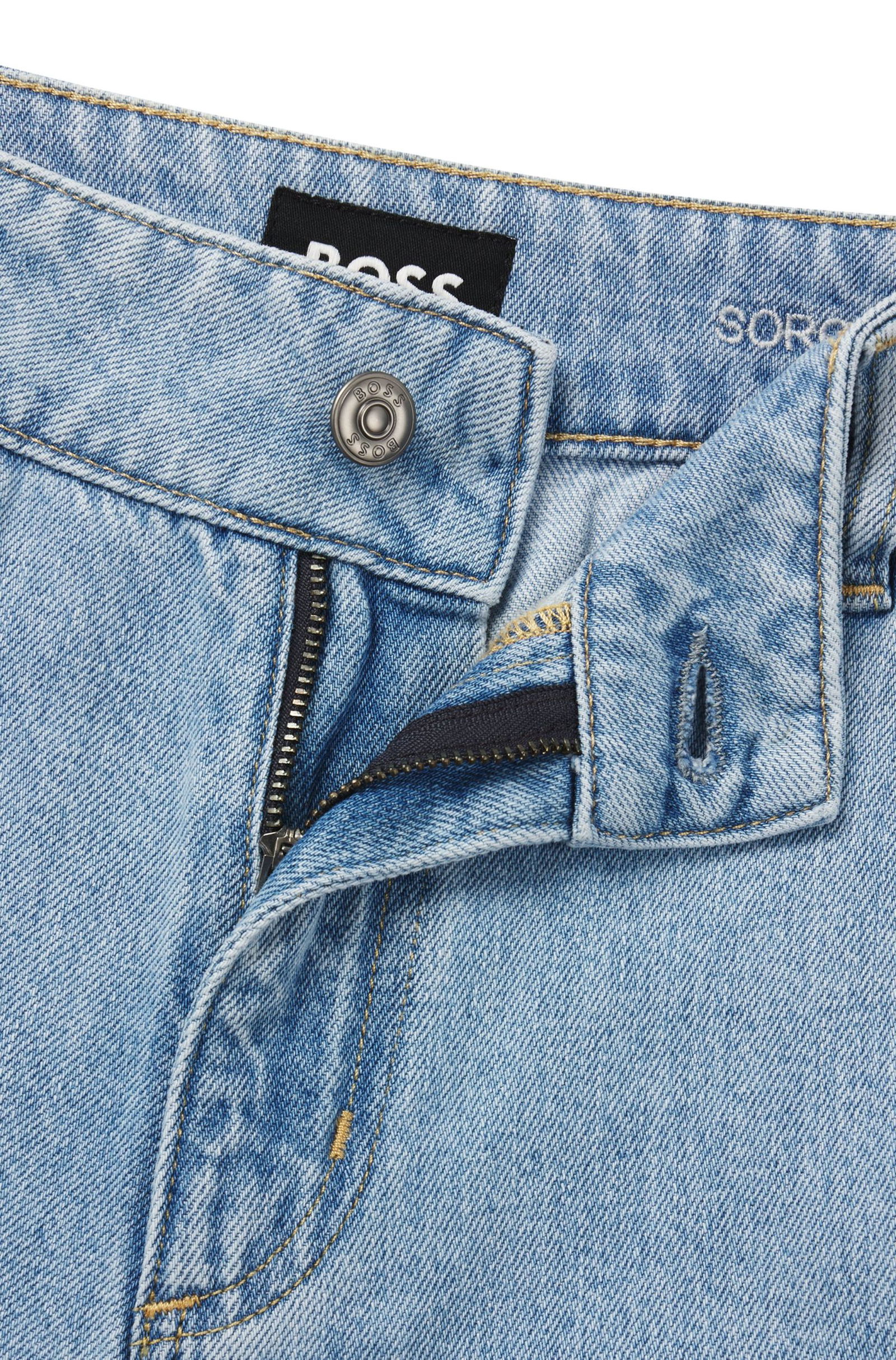 b4ed0d574390d3f0ad2323a7fe51ec80 BOSS Black | BOSS Black Schlaghose | 29 | open blue