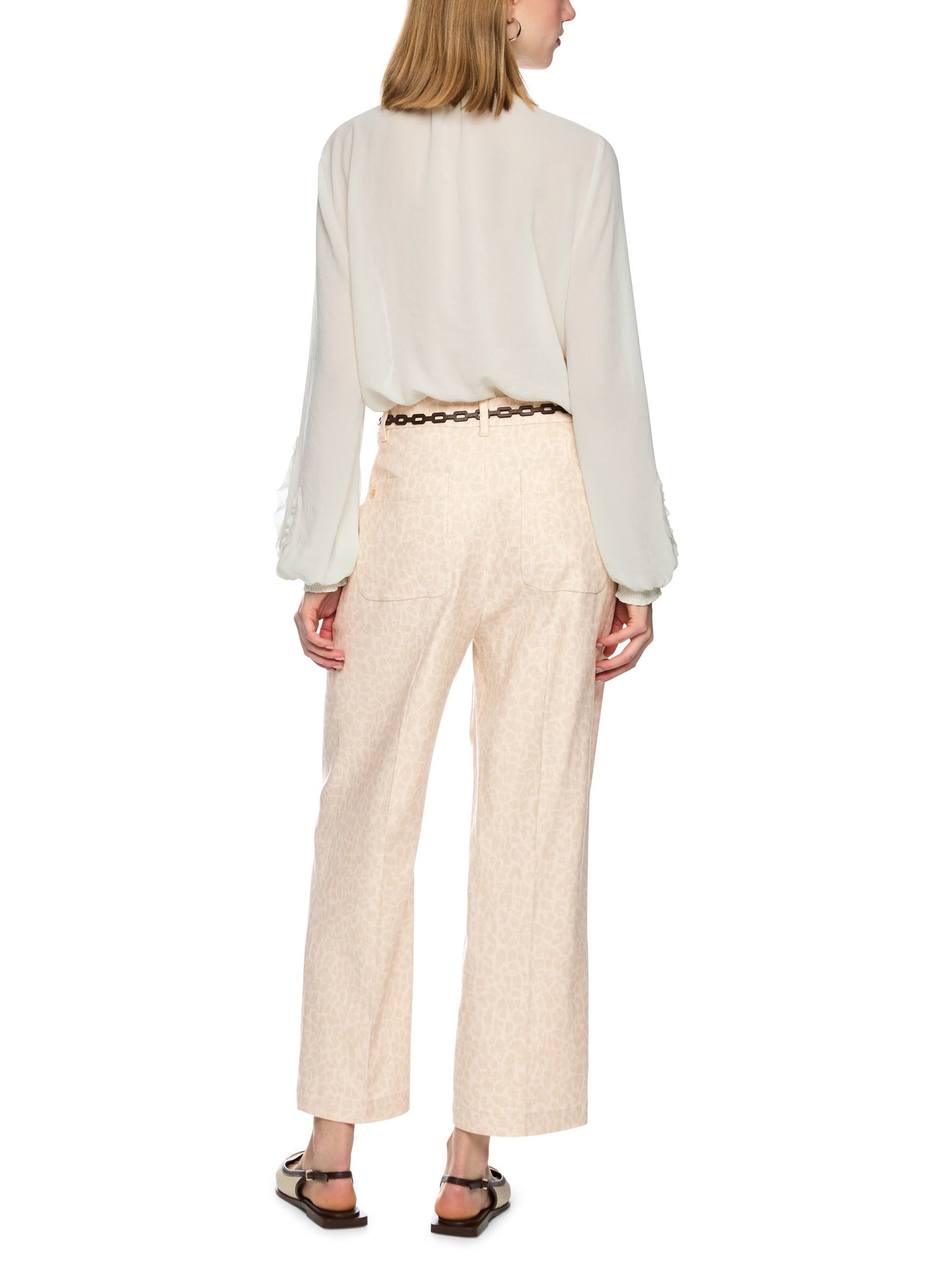 Marc Cain Collections |  Marc Cain Collections Schmale Hose  | 44 | bright ecru