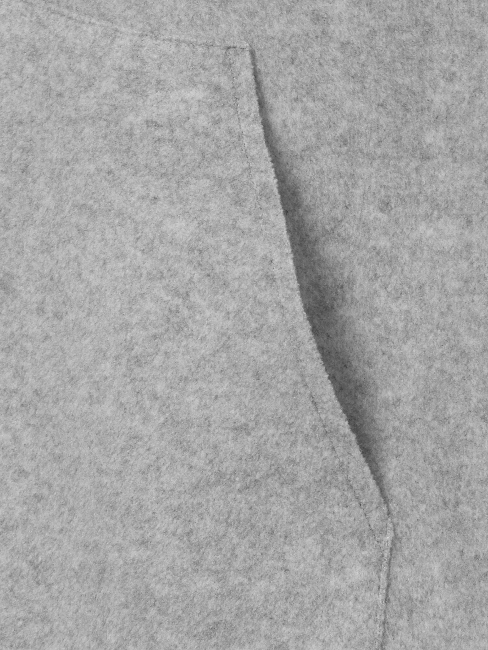 Jacke Kapuze 1/1 Arm Knöpfe, grau melange #3