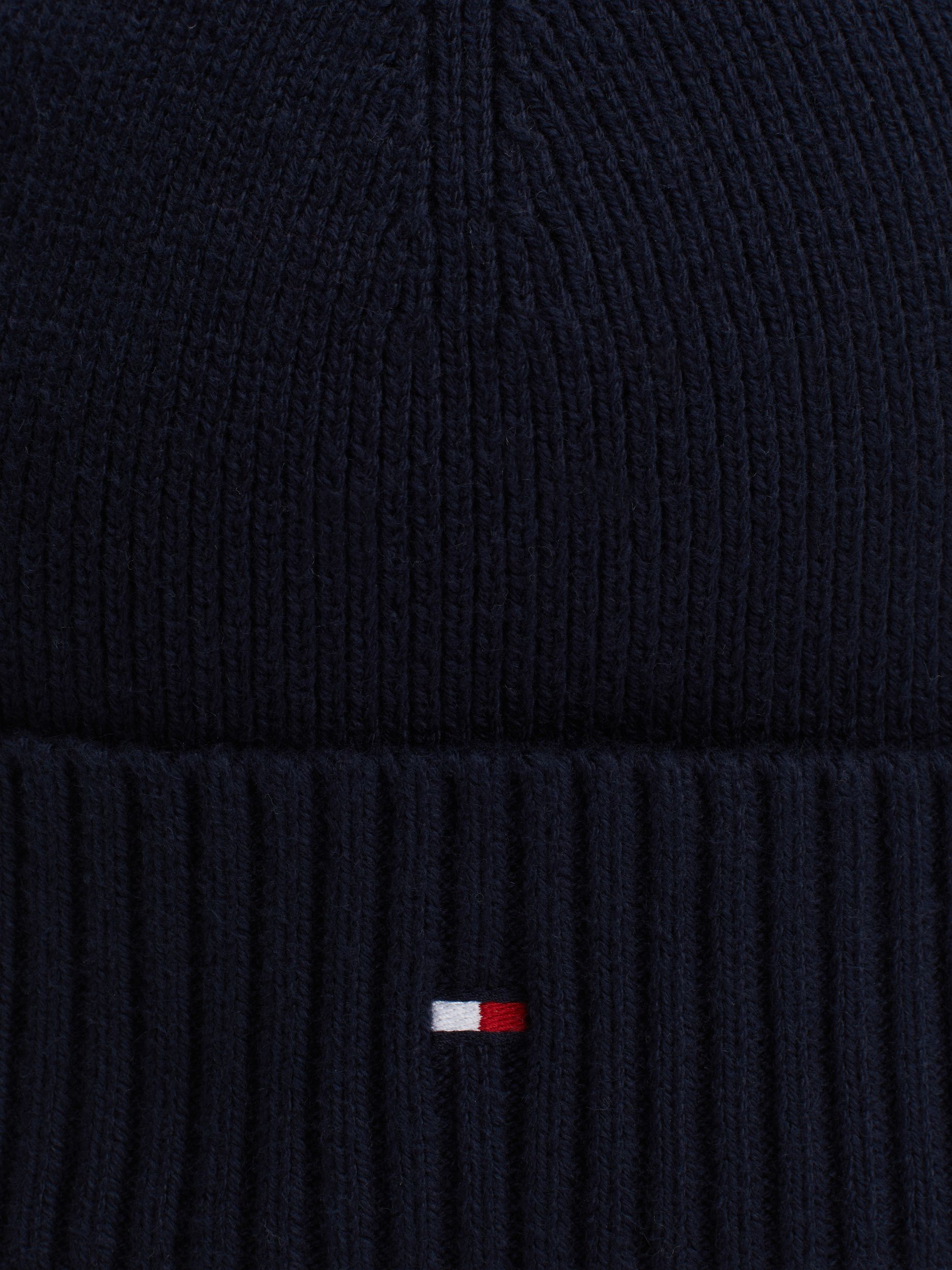 Tommy Hilfiger |  Tommy Hilfiger: FlagCotton Beanie | OS | space blue