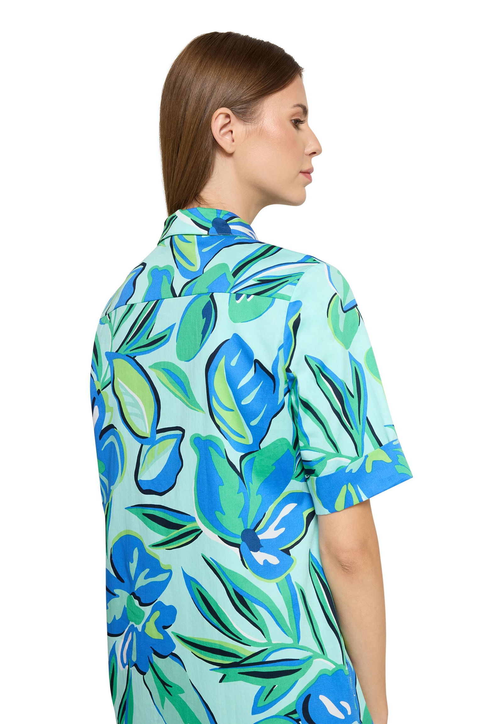 Betty Barclay |  Betty Barclay Hemdblusenkleid | 44 | green/blue