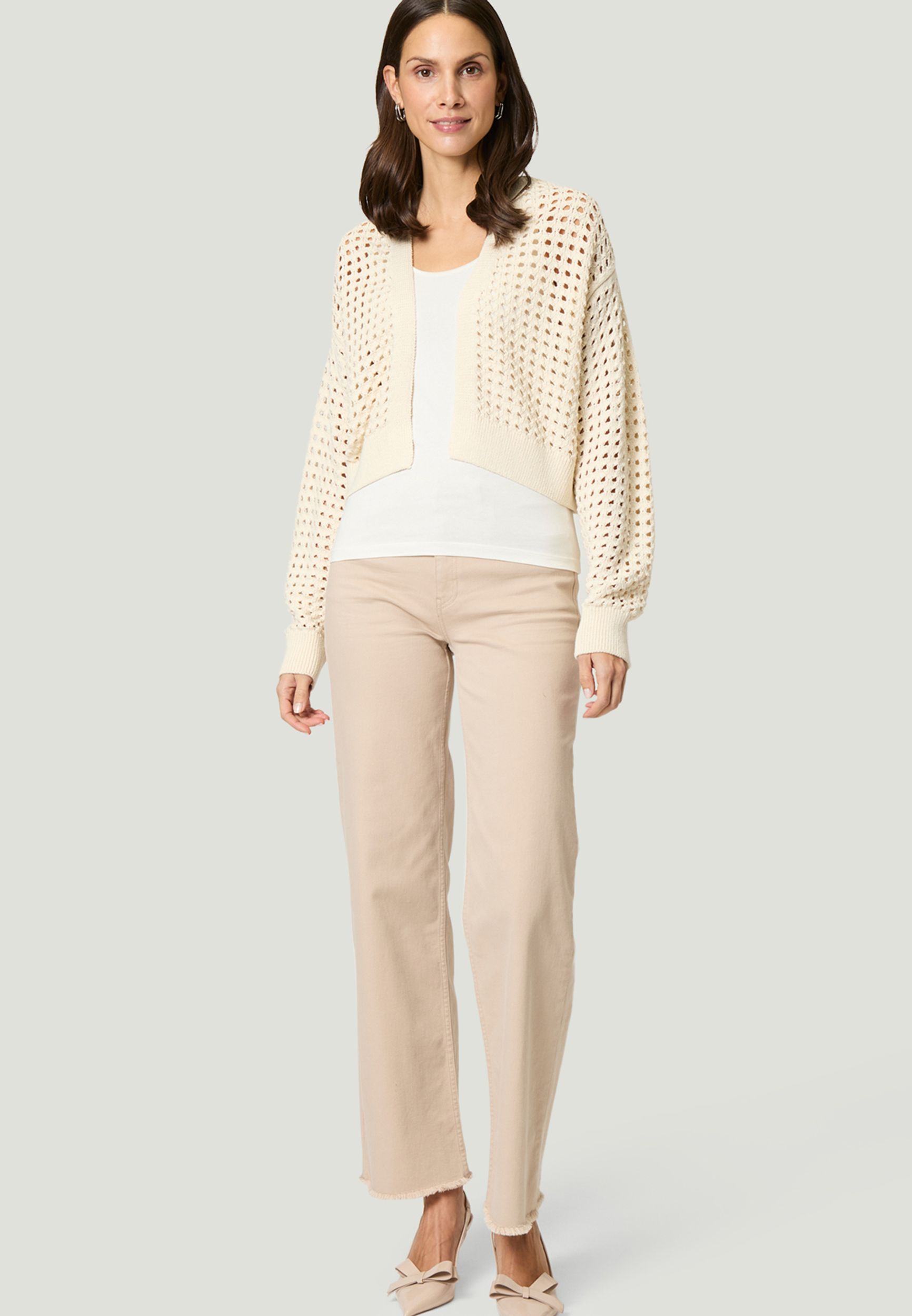 Zero |  Zero Strickjacke | 40 | eggnog