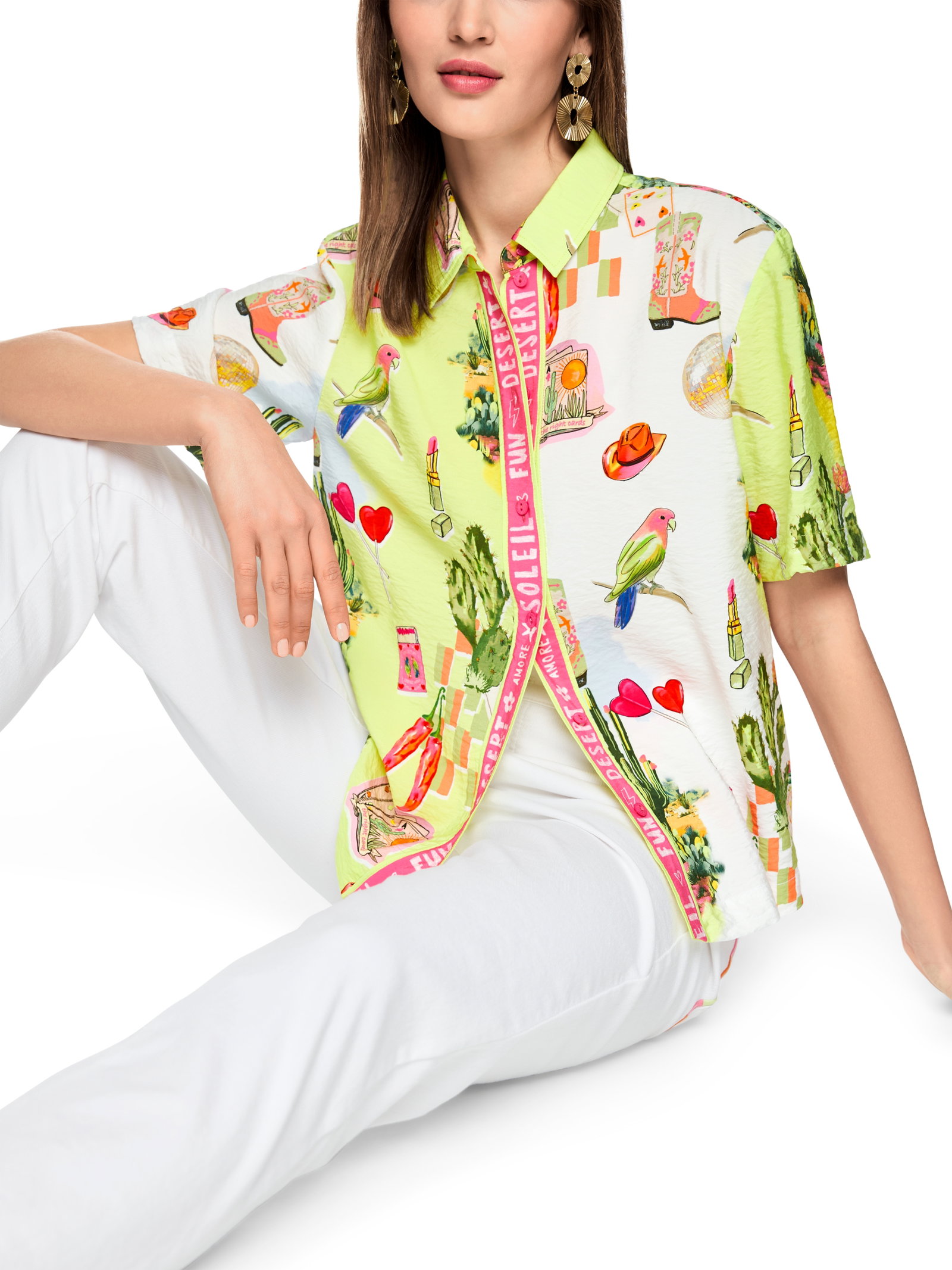 Marc Cain Bluse im Hemdstyle "Rethink Together" #6