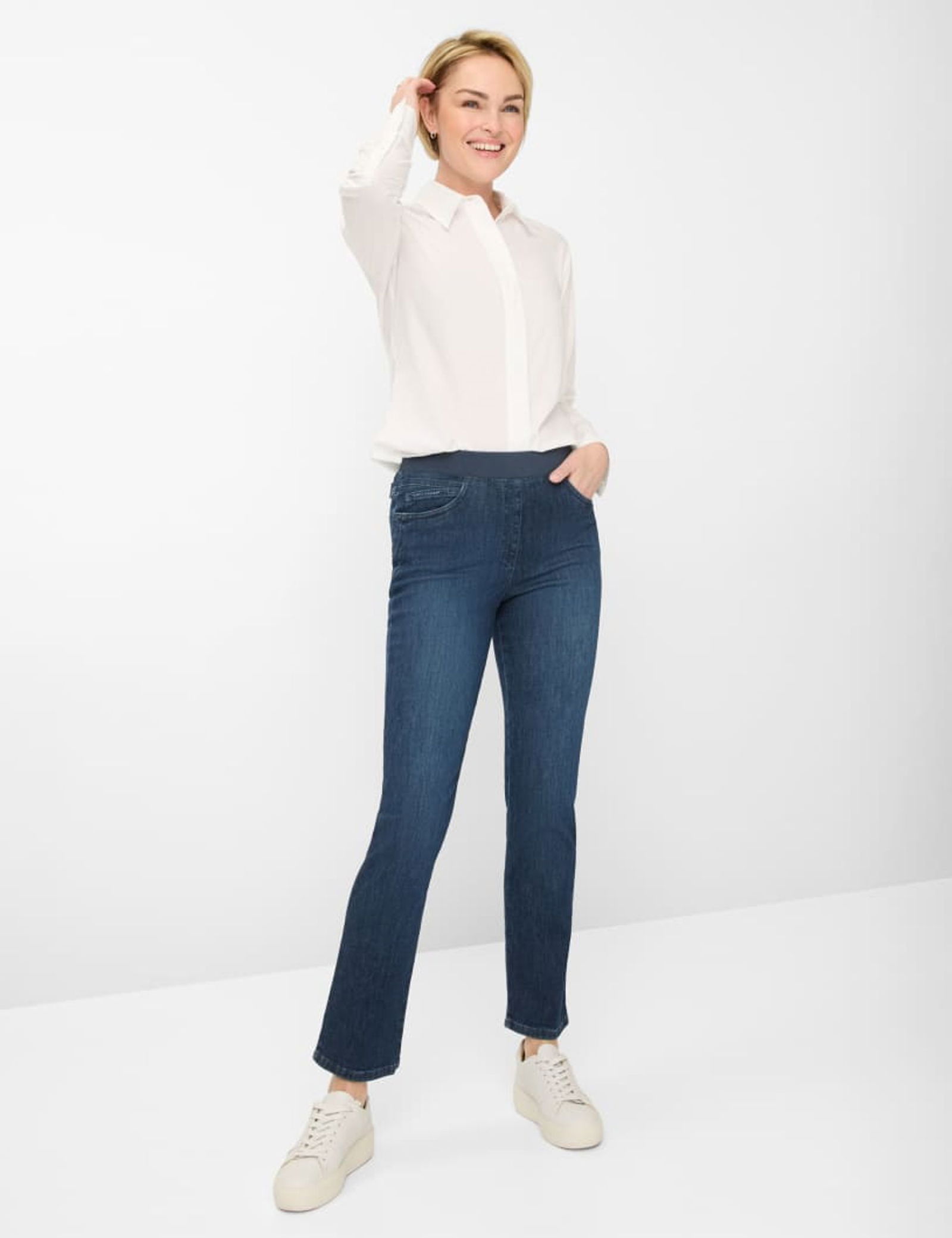 Raphaela by Brax | Raphaela by Brax Schlupfhose im Slim Fit "Style Pamina" | 21 | stoned