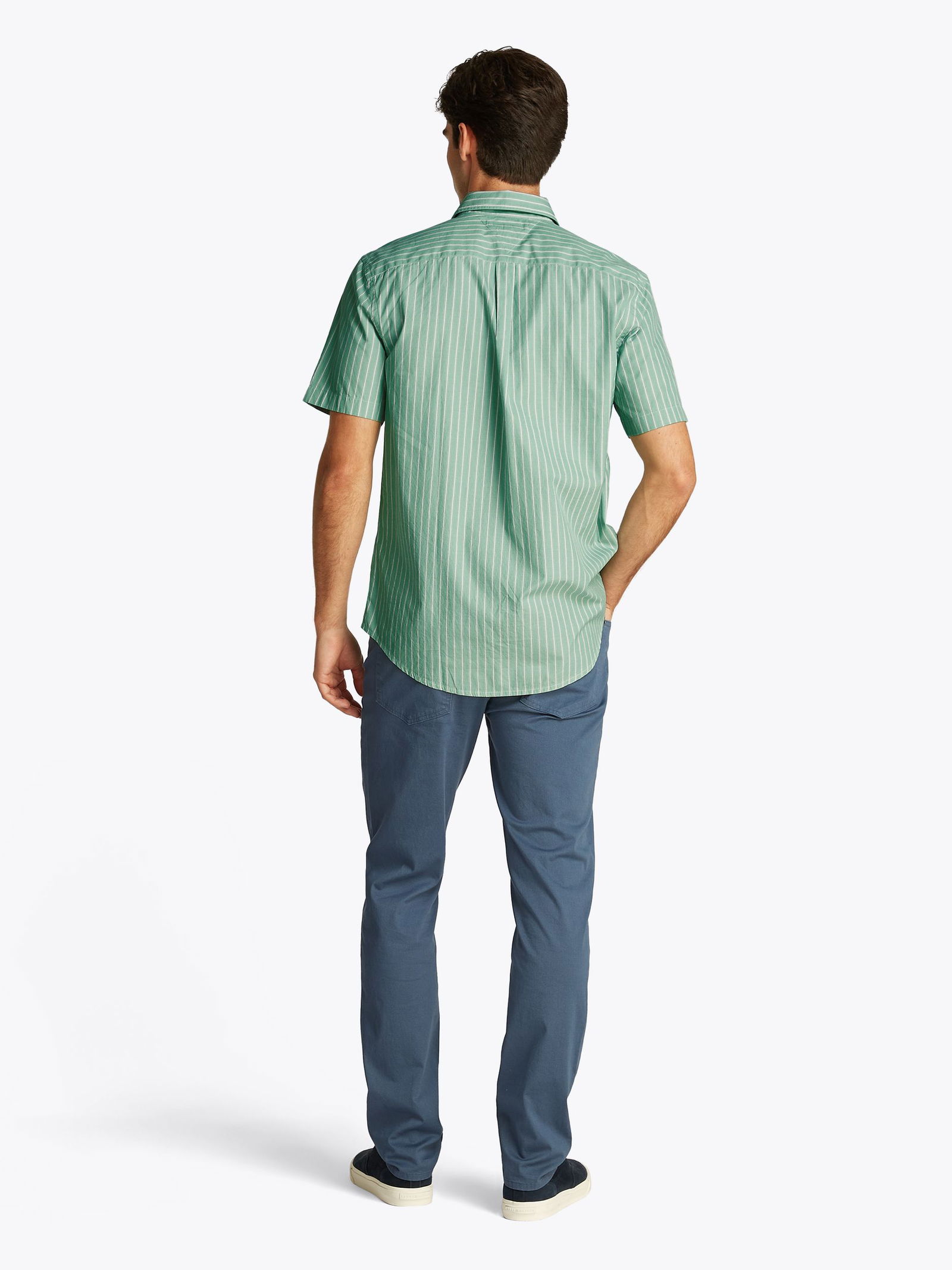 Tommy Hilfiger |  Tommy Hilfiger Hemd Regular Fit  | L | fort green / stripe