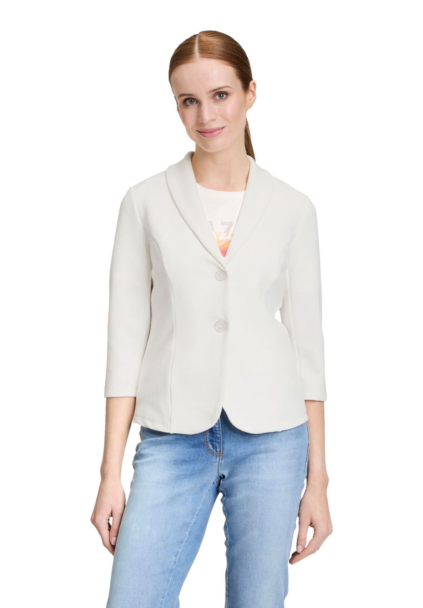 44aad7175af8dddc626df792b4c79282 Betty Barclay |  Betty Barclay Kurzblazer  | 44 | rohweiß