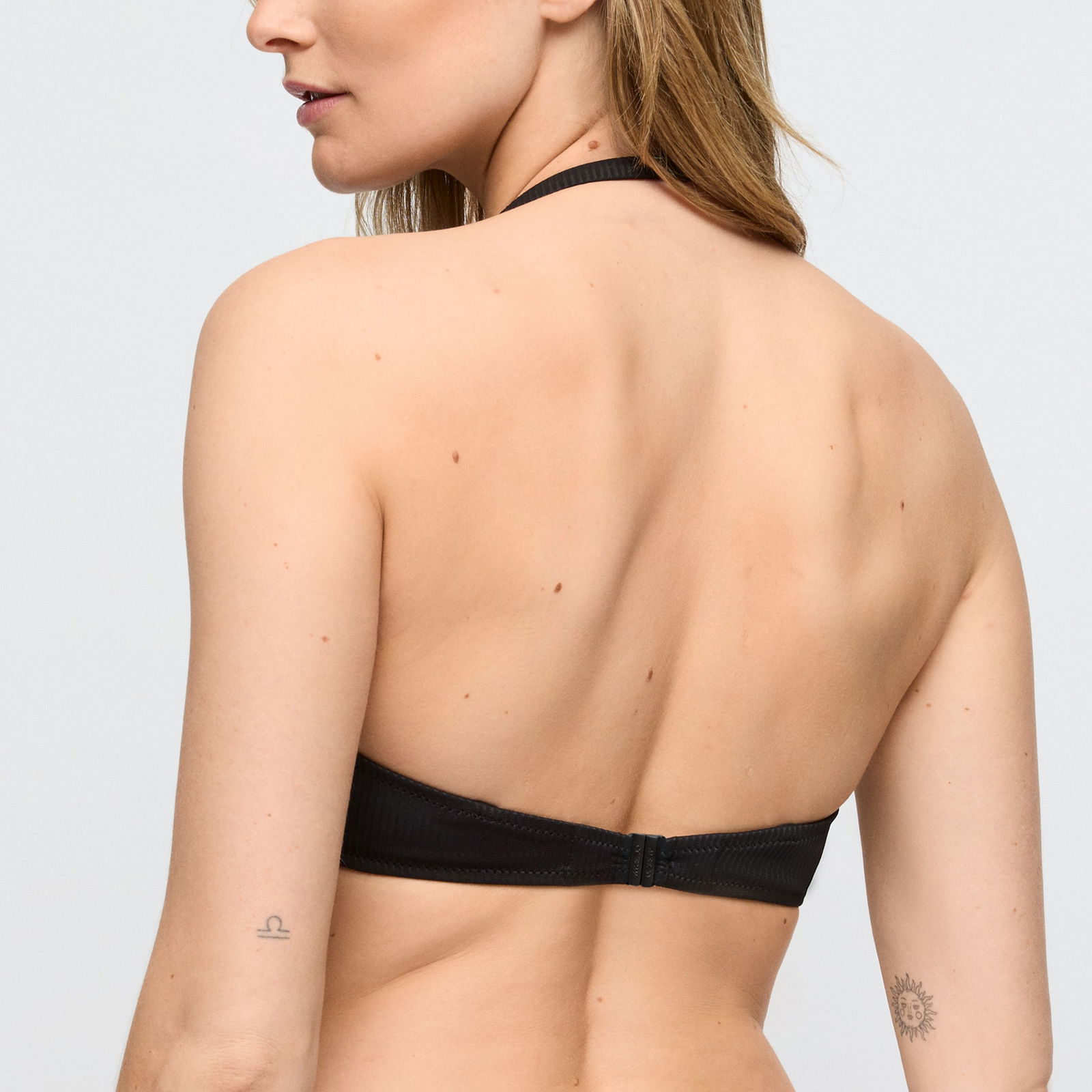 |  CASSIE schwarz Unterlegter Bikini Herzform | 75/F | schwarz