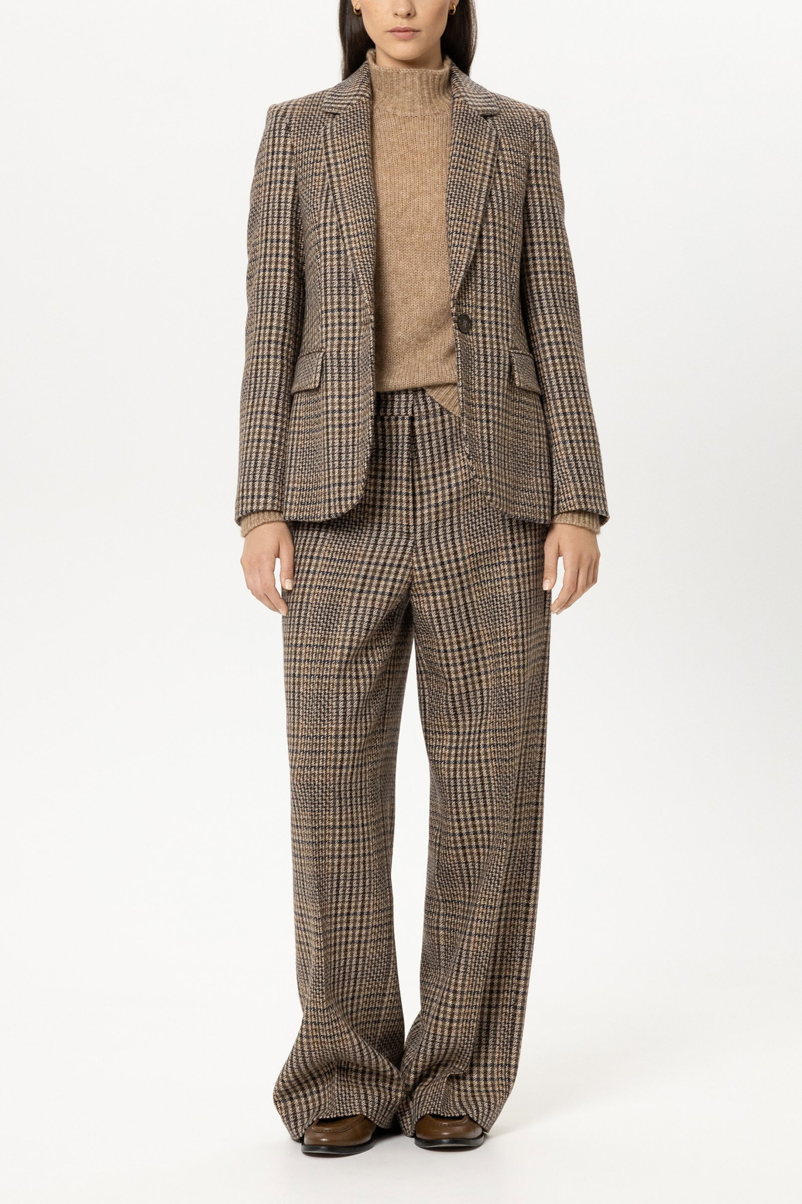 Karo-Blazer, the macro brushed check #2