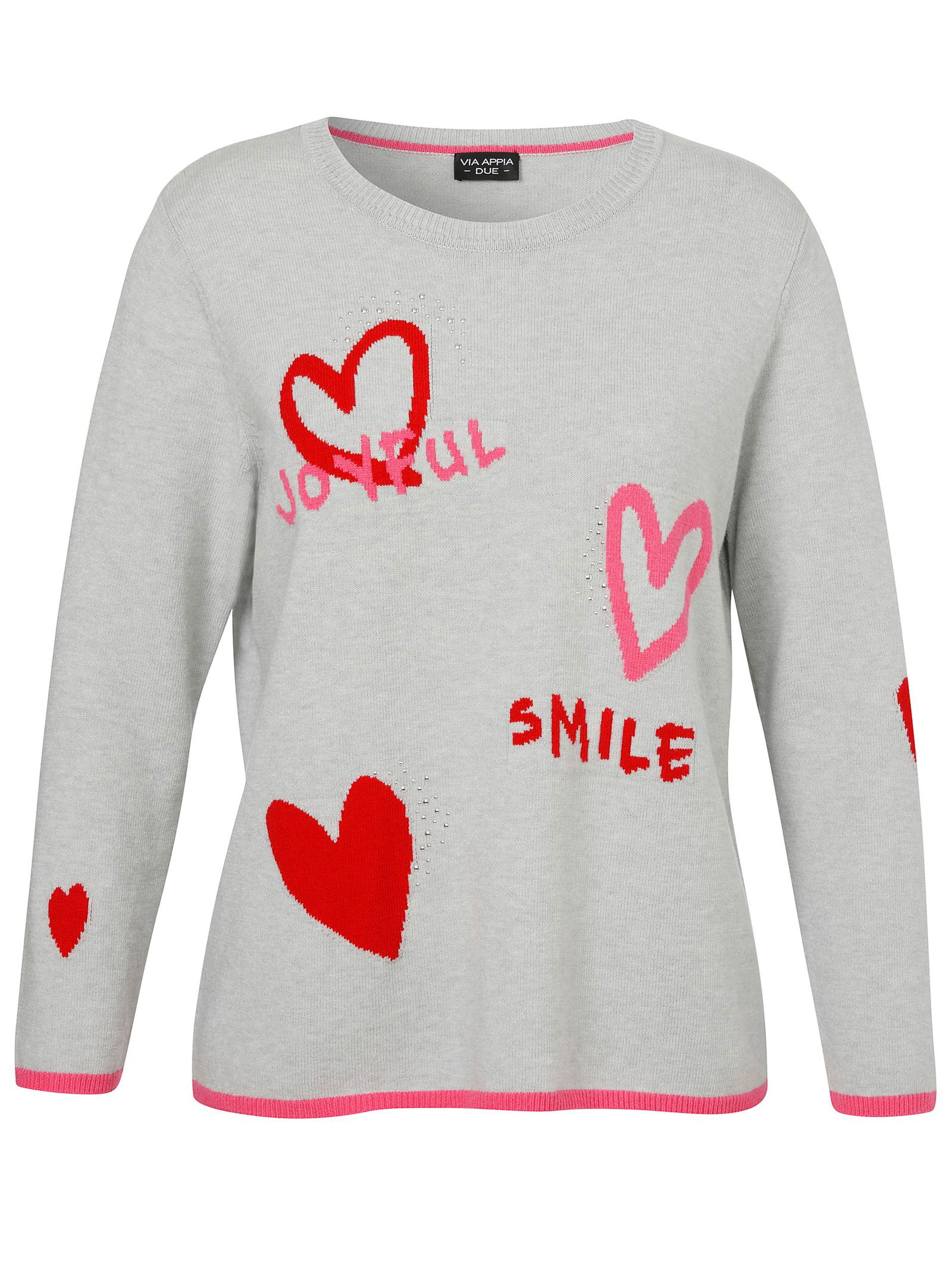 739c666735e9d33e5d3cb010533df22f VIA APPIA DUE |  VIA APPIA DUE Pullover  | 48 | silber melange multi