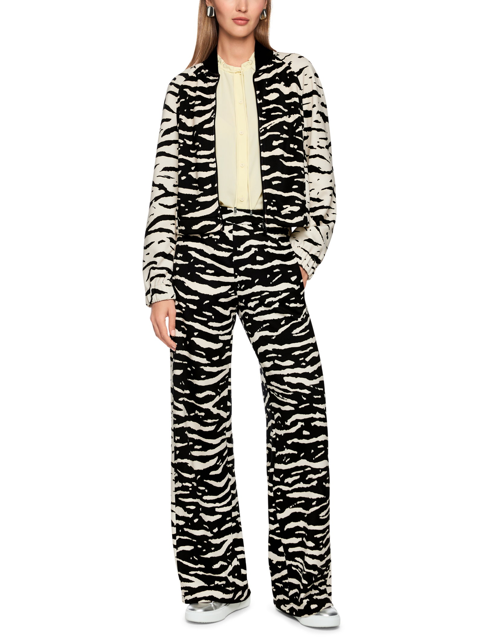 Marc Cain Sports Sweatjacke Blousonjacke mit Animal Print #2