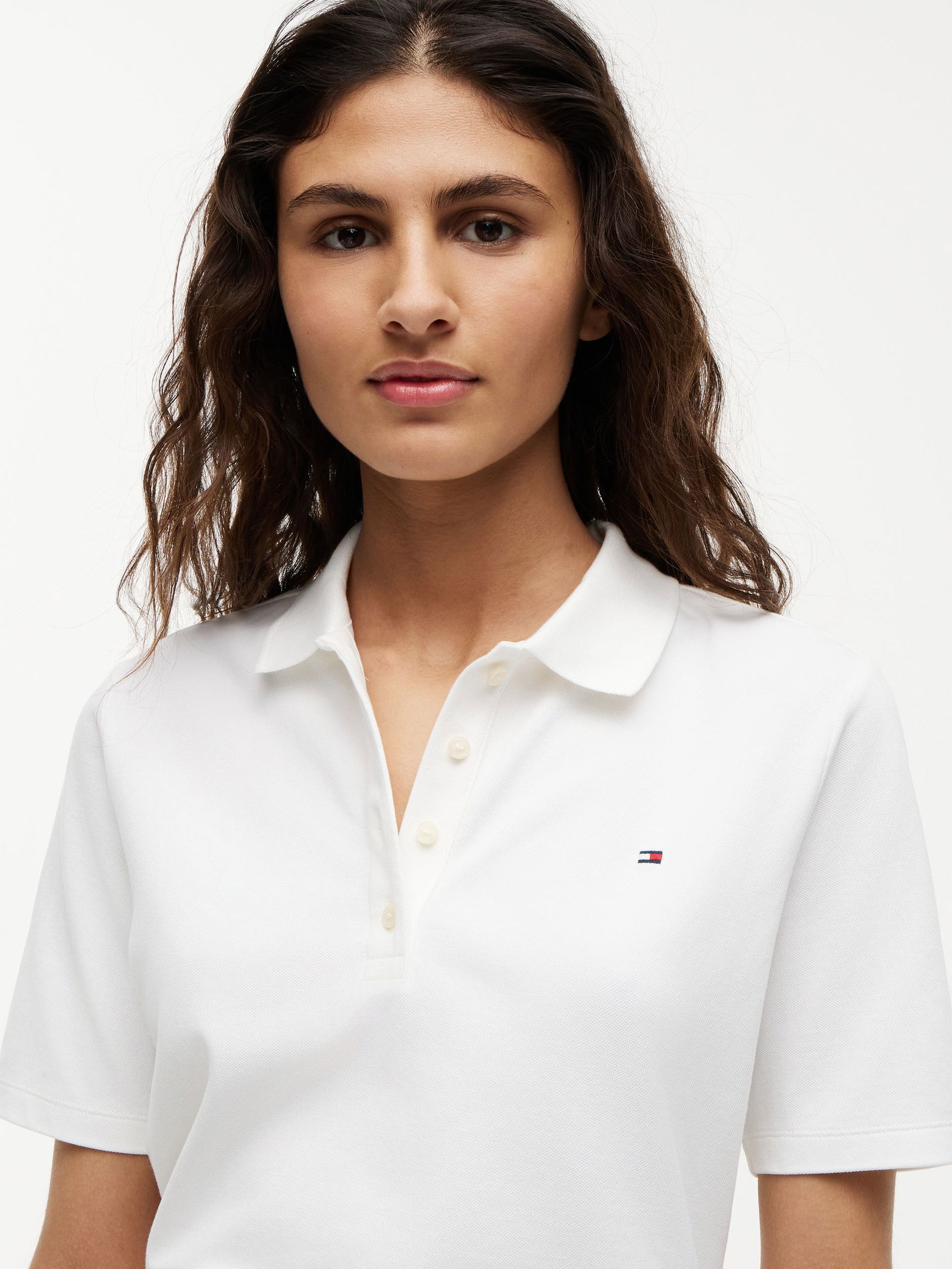 Tommy Hilfiger |  Tommy Hilfiger Poloshirt  | XXL | ecru