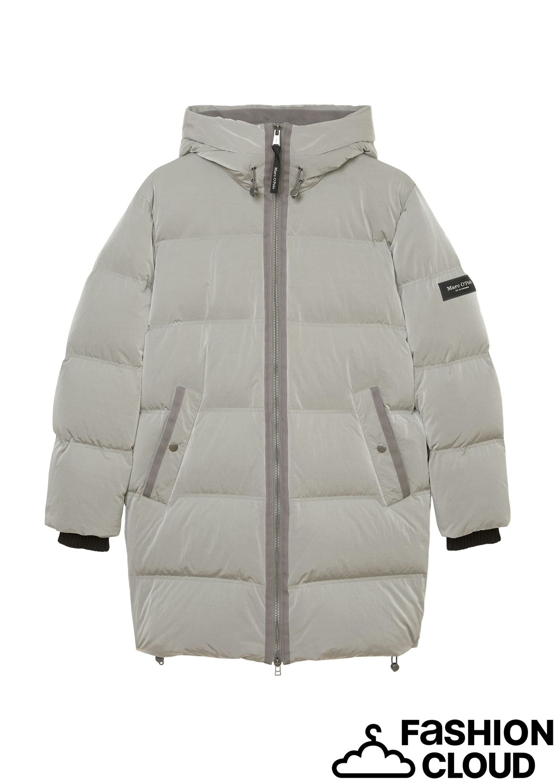 Marc O´Polo |  Lange Daunenjacke | L | dapple gray