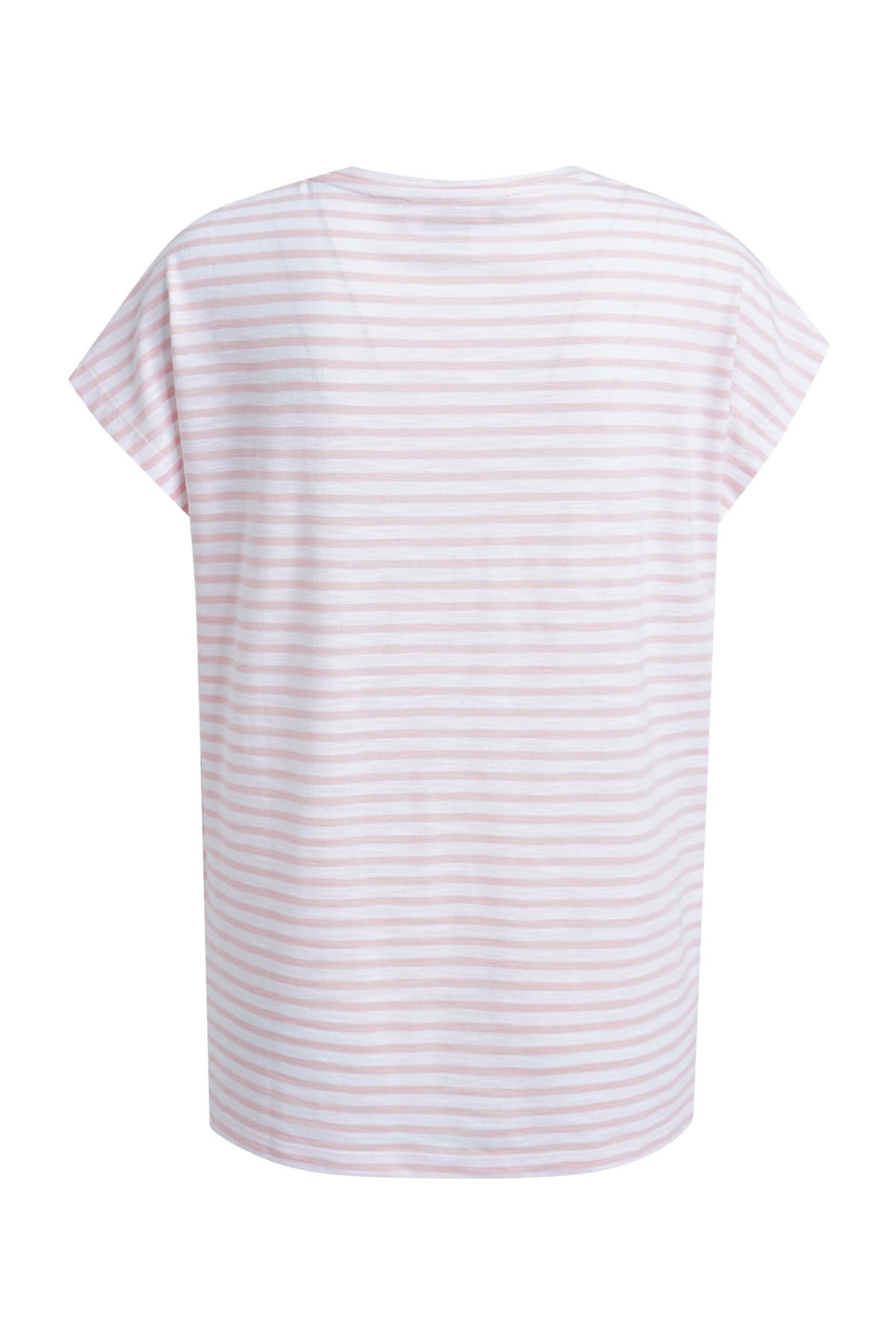 Oversize Vneck T-shirt Striped #2