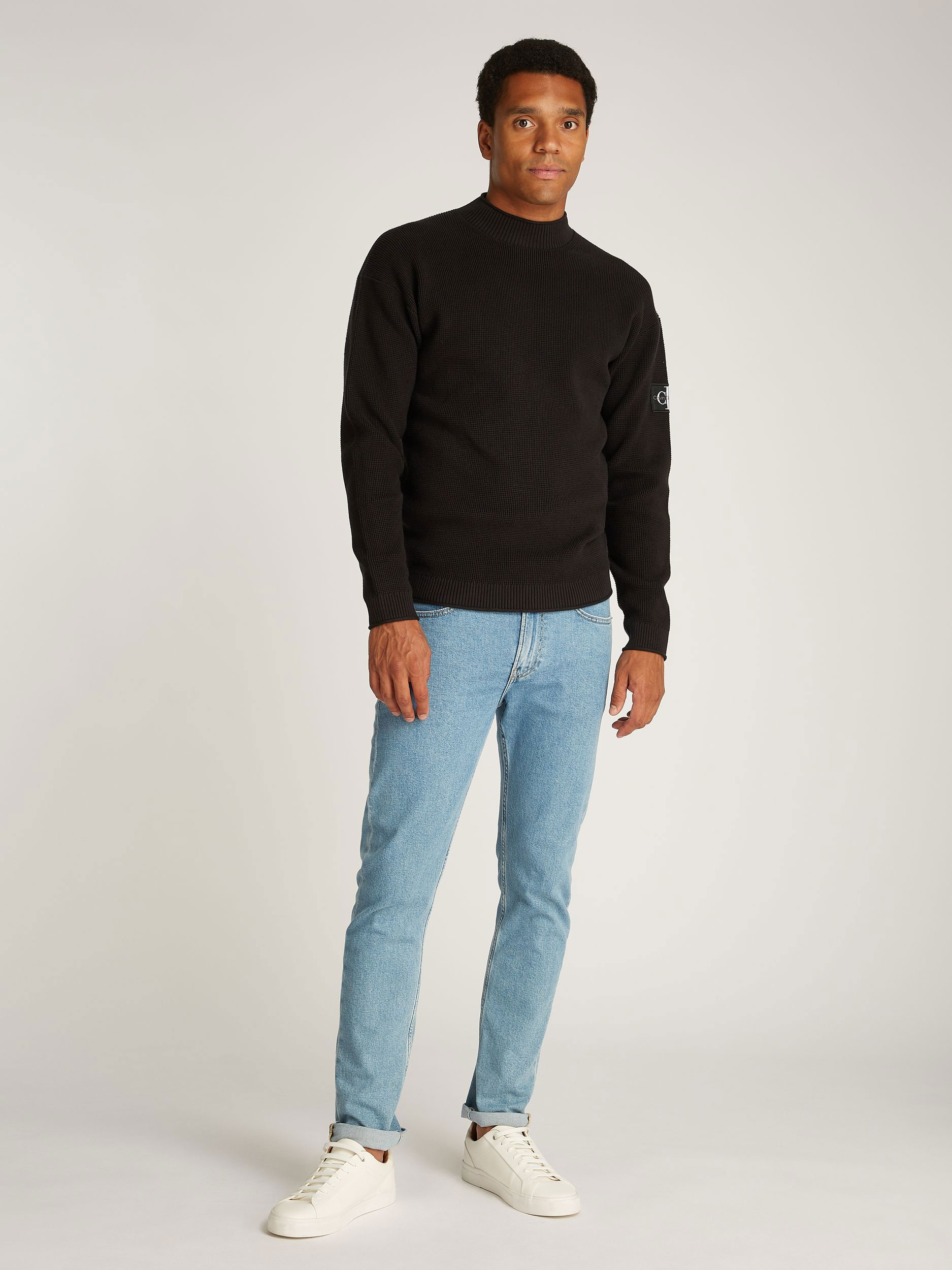 Calvin Klein Jeans |  Calvin Klein Jeans Sweatshirt  | S | ck black