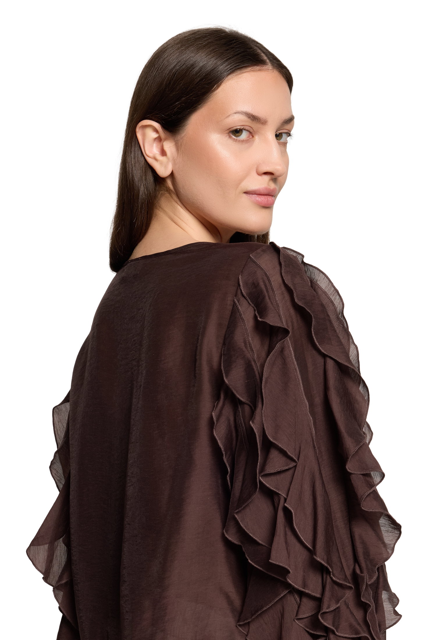 Bluse, Espresso Brown #7