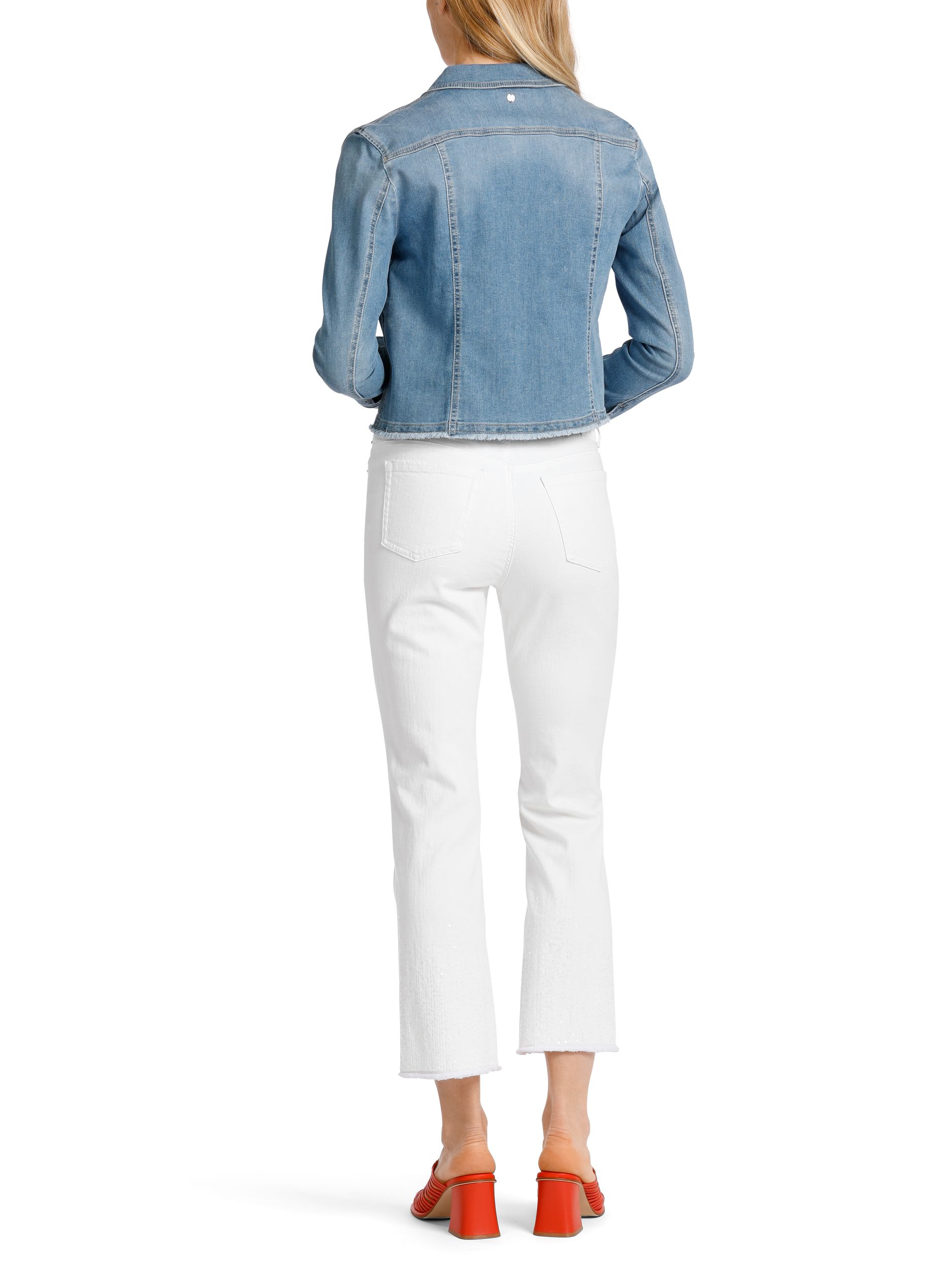 Marc Cain Pants |  Marc Cain Pants 7/8-Jeans  | 42 | white