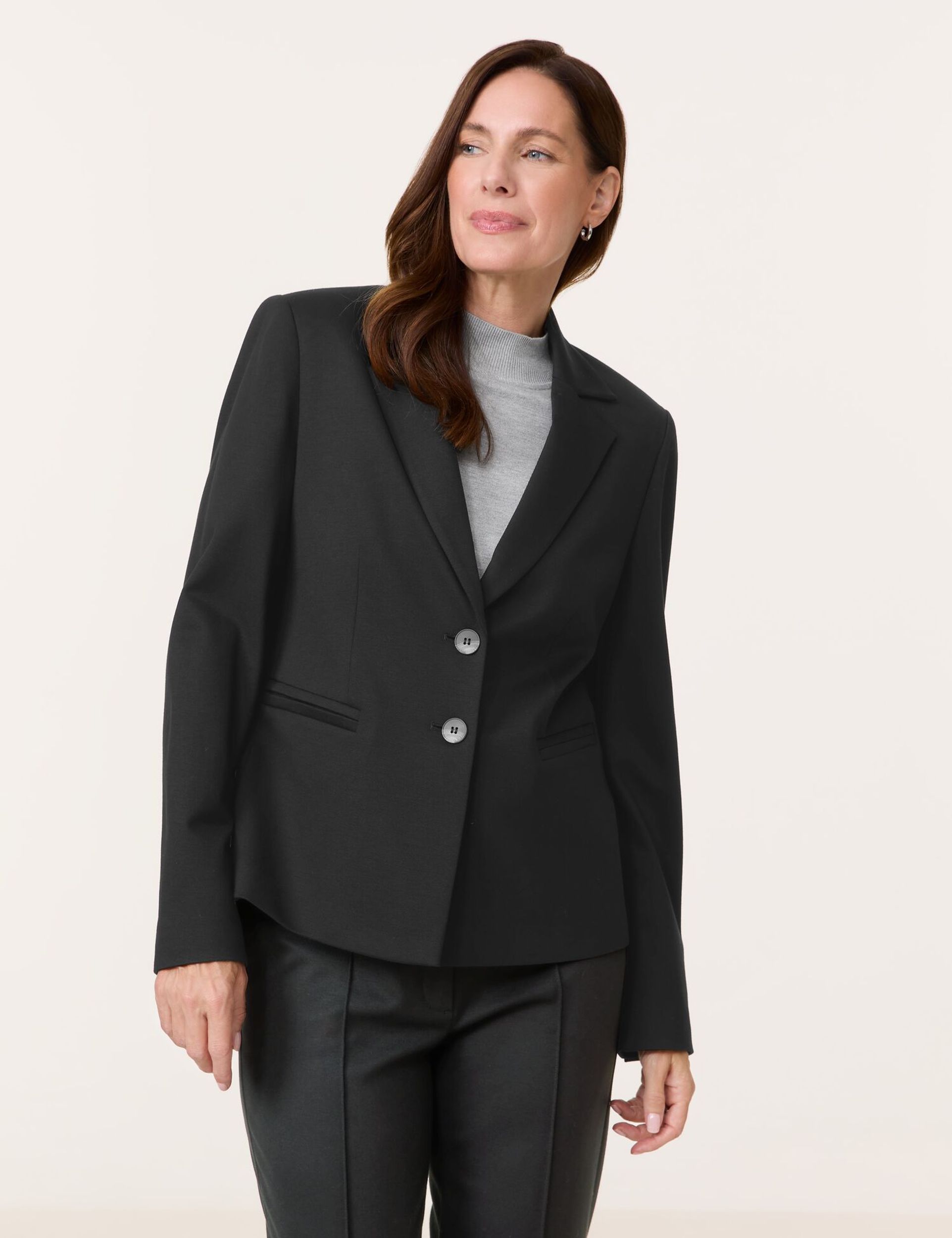 GERRY WEBER Collection |  GERRY WEBER Collection Sweatblazer  | 42 | schwarz