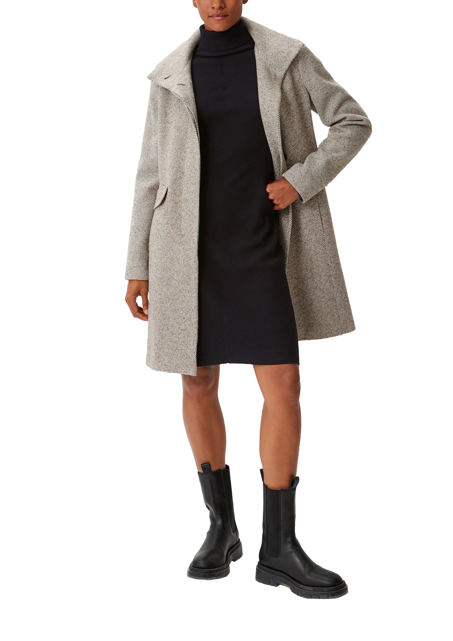 Comma |  Comma Strickkleid  | 42 | schwarz