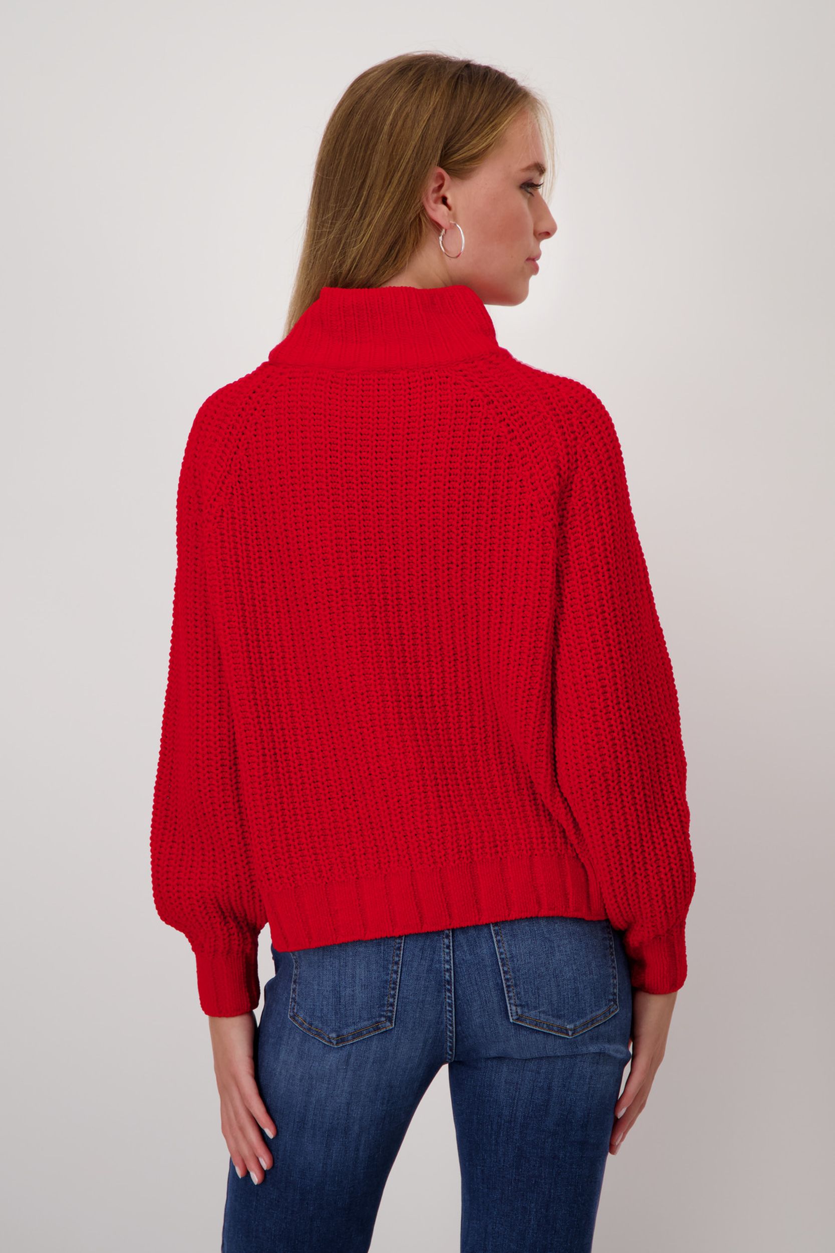 Monari |  Monari Rollkragenpullover  | 36 | red lipstick