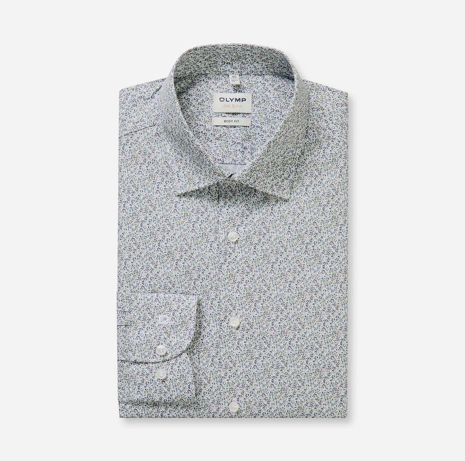 Olymp |  Olymp Hemd Slim Fit  | 42 | hellgrün