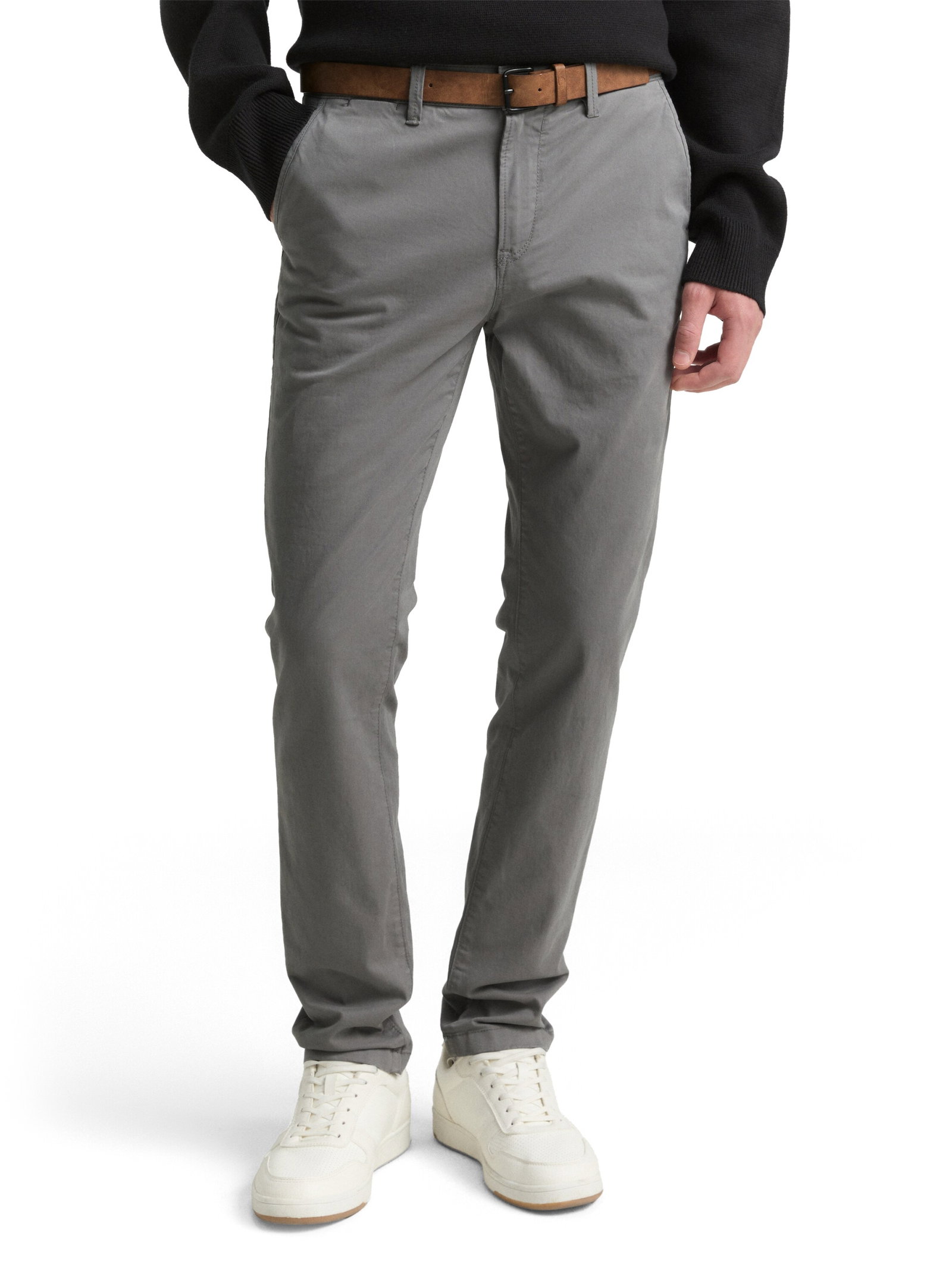 Slim Chino with belt, Castlerock Grey #2