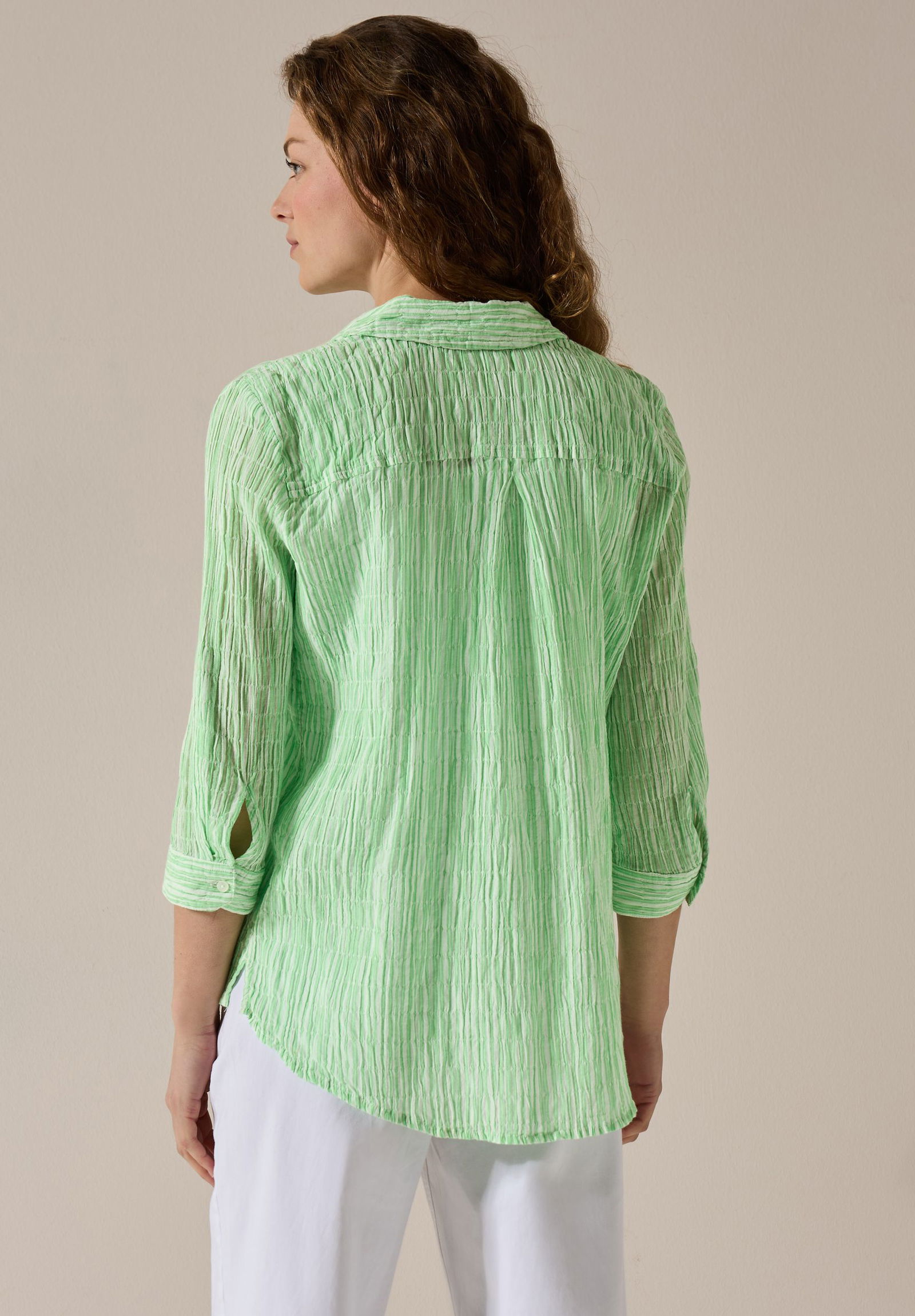 CECIL |  CECIL Druckbluse  | XXL | iced neon green