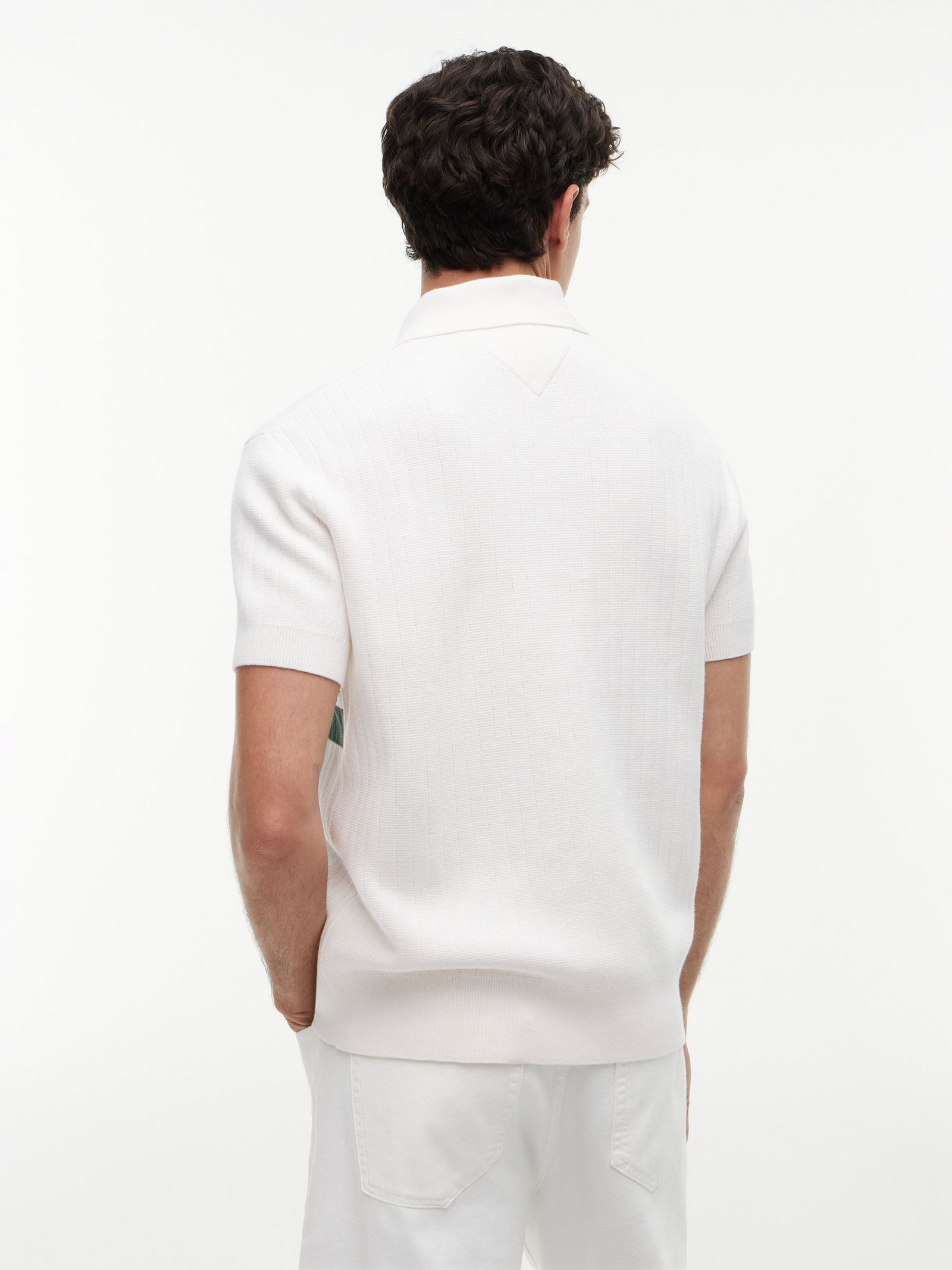 Tommy Jeans |  Tommy Jeans Poloshirt  | L | ancient white