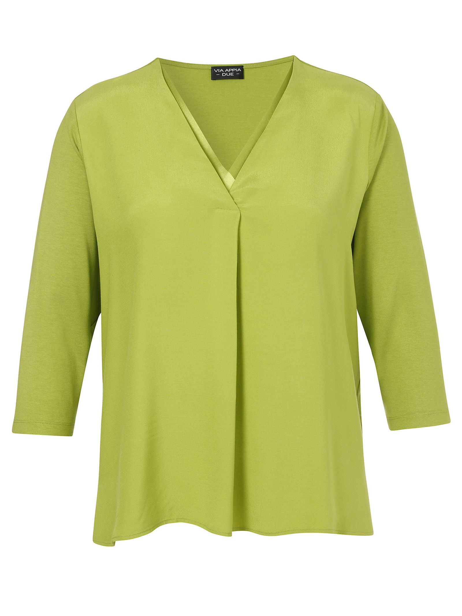  | Bluse V-Ausschnitt 3/4 Arm | 52 | grün