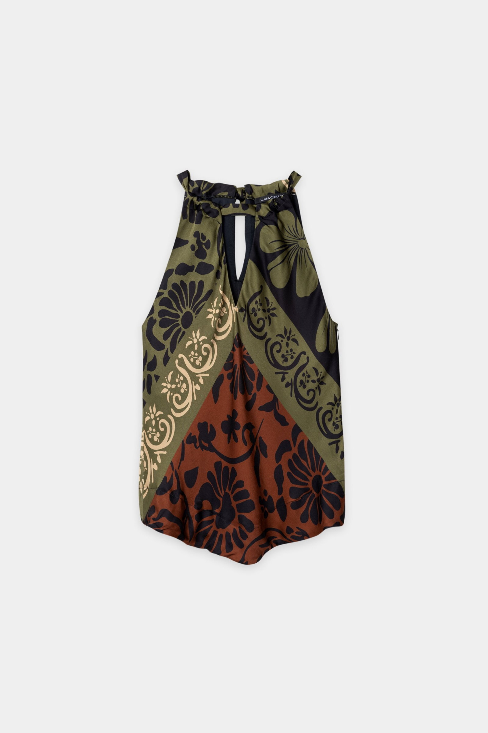 Bluse, the autumn leaf print #1