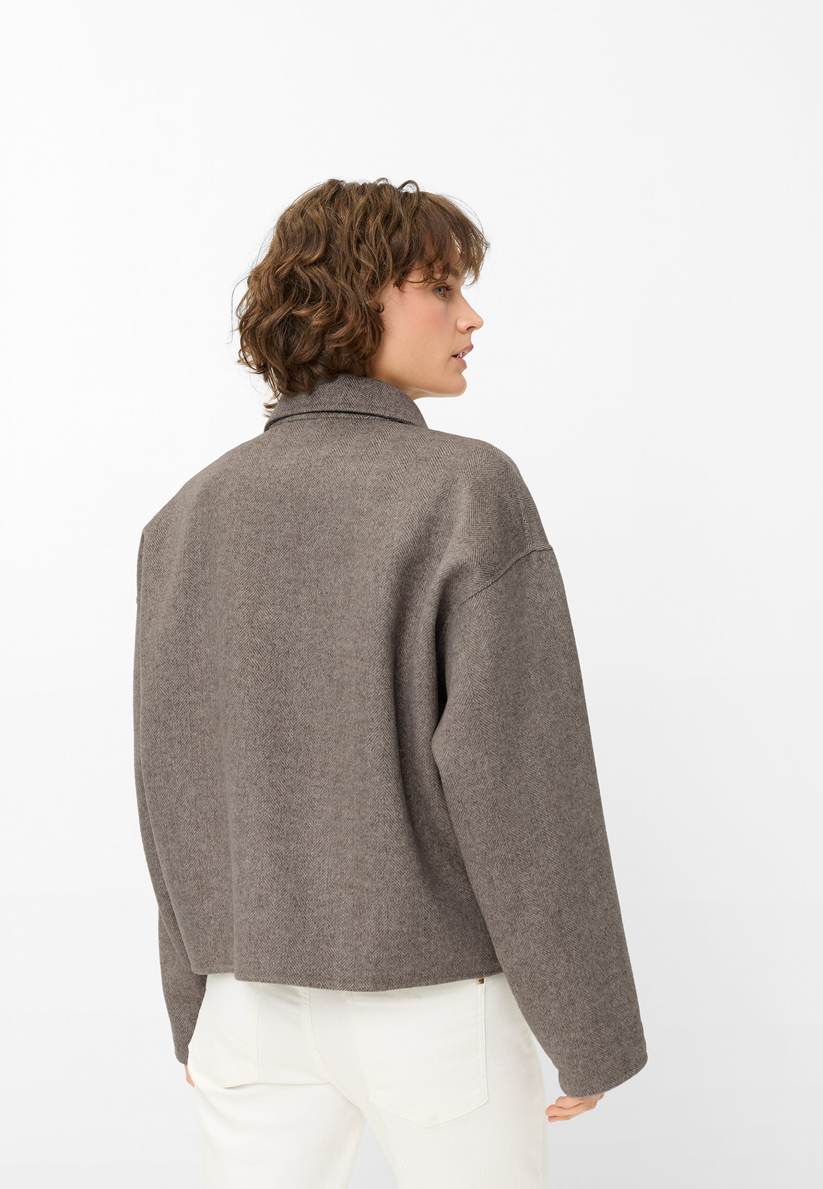 JACKE WOLLE, BEIGE/KITT #4