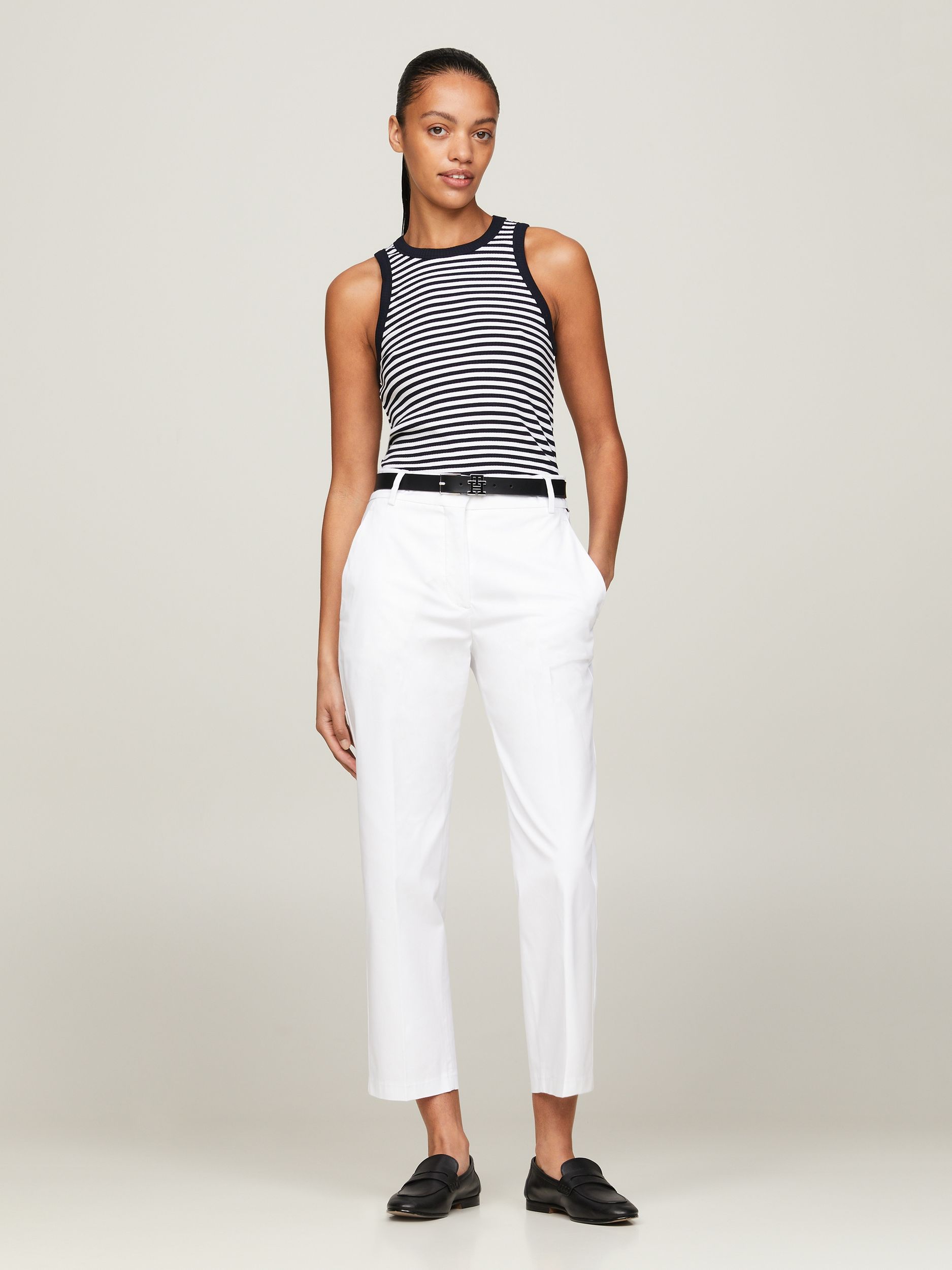 Tommy Hilfiger |  Tommy Hilfiger Top  | S | breton stp w white/ fireworks