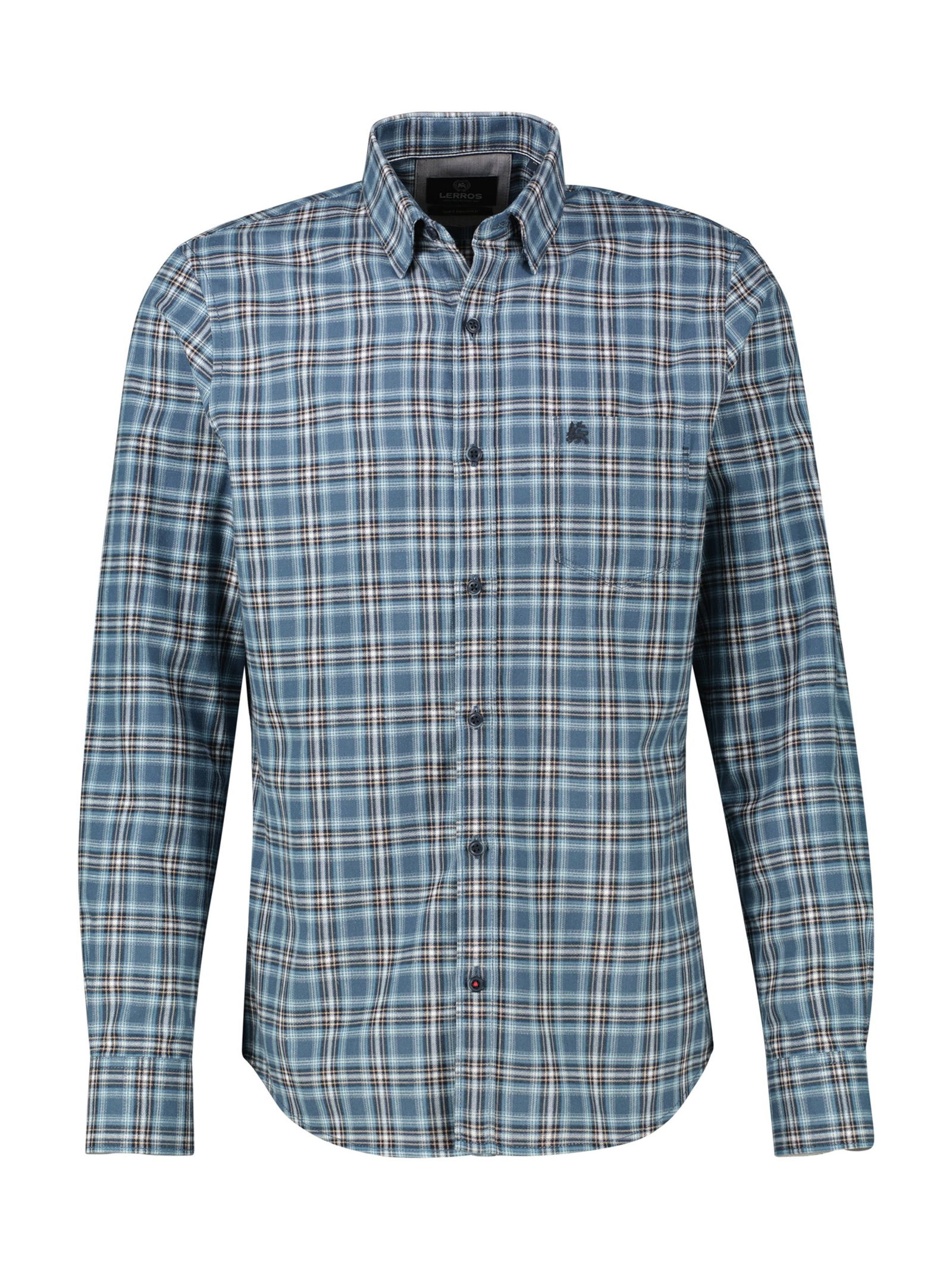 c76a070ce55b4394417e0add55d89c3c Lerros | Lerros Hemd Regular Fit | M | storm blue