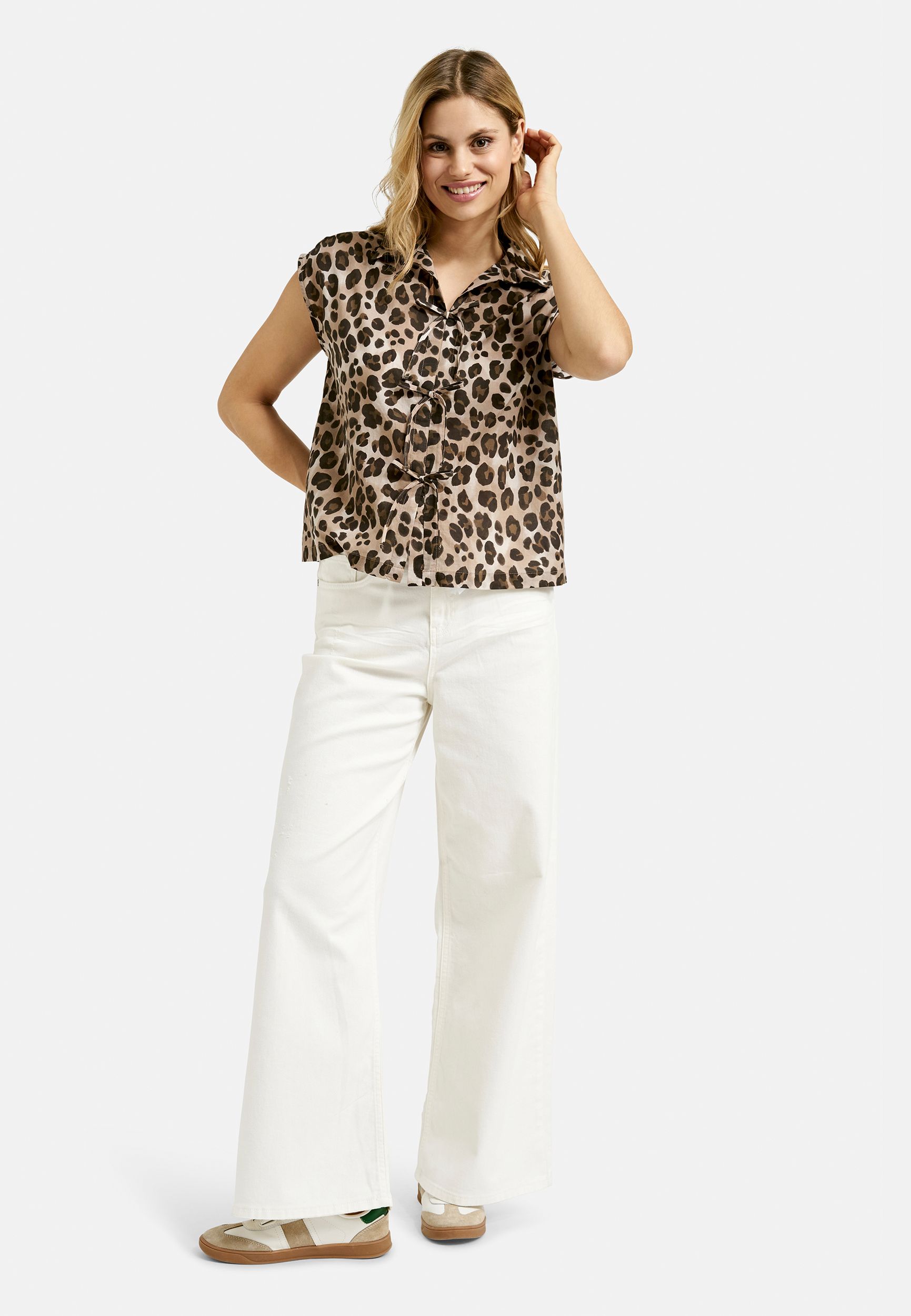 Smith&Soul |  Smith&Soul Druckbluse  | M | nougat print
