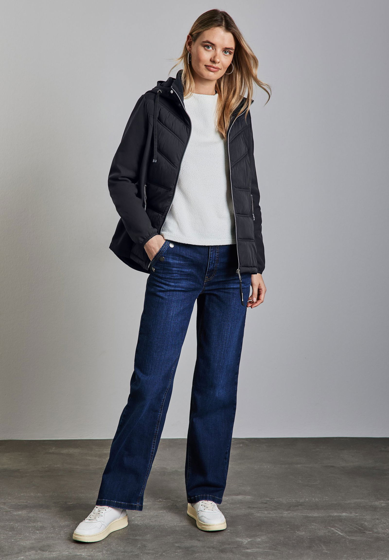 Street One | Street One Steppjacke | 44 | gravity blue