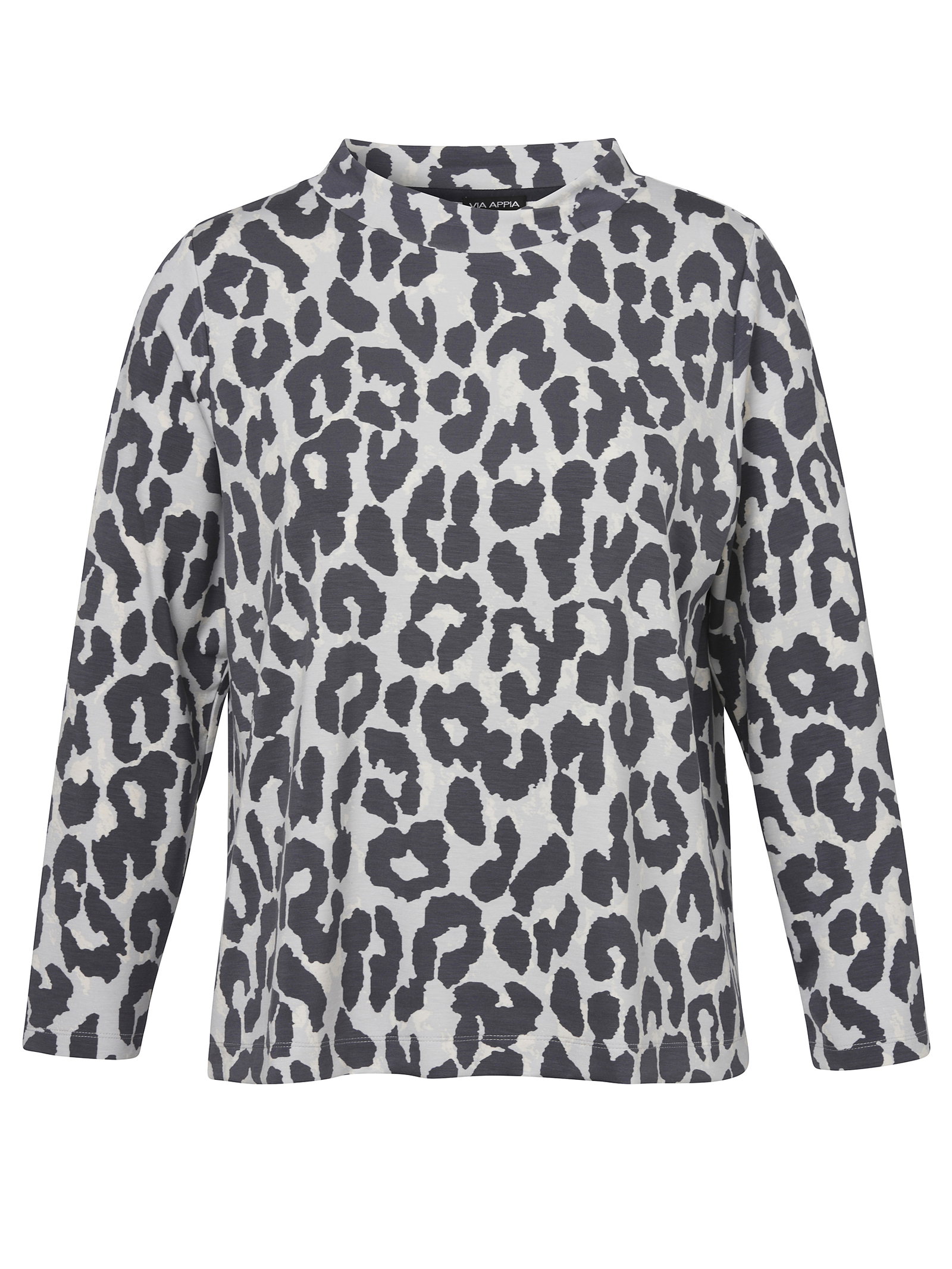 Sweatshirt Kragen 1/1 Arm, blei multicolor #1