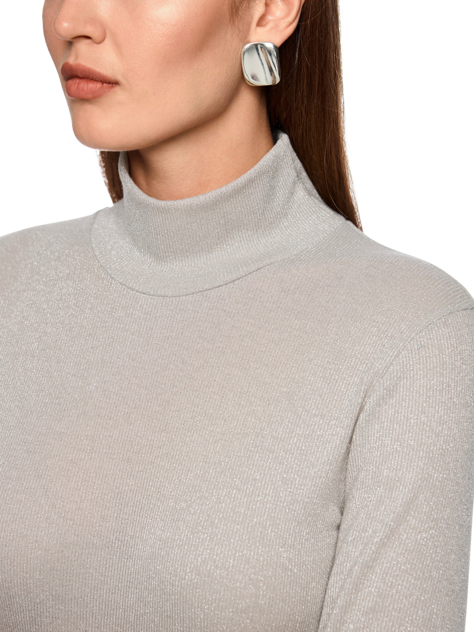 Marc Cain Schmaler Lurex-Longsleeve #4