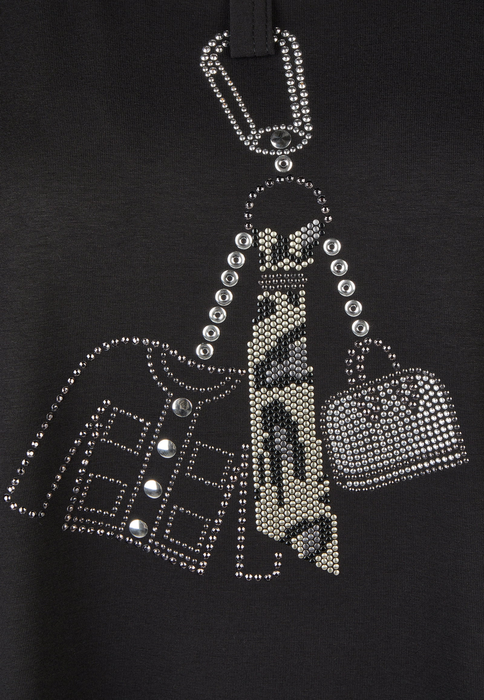 T-Shirt 1/1 Arm, Schwarz #3