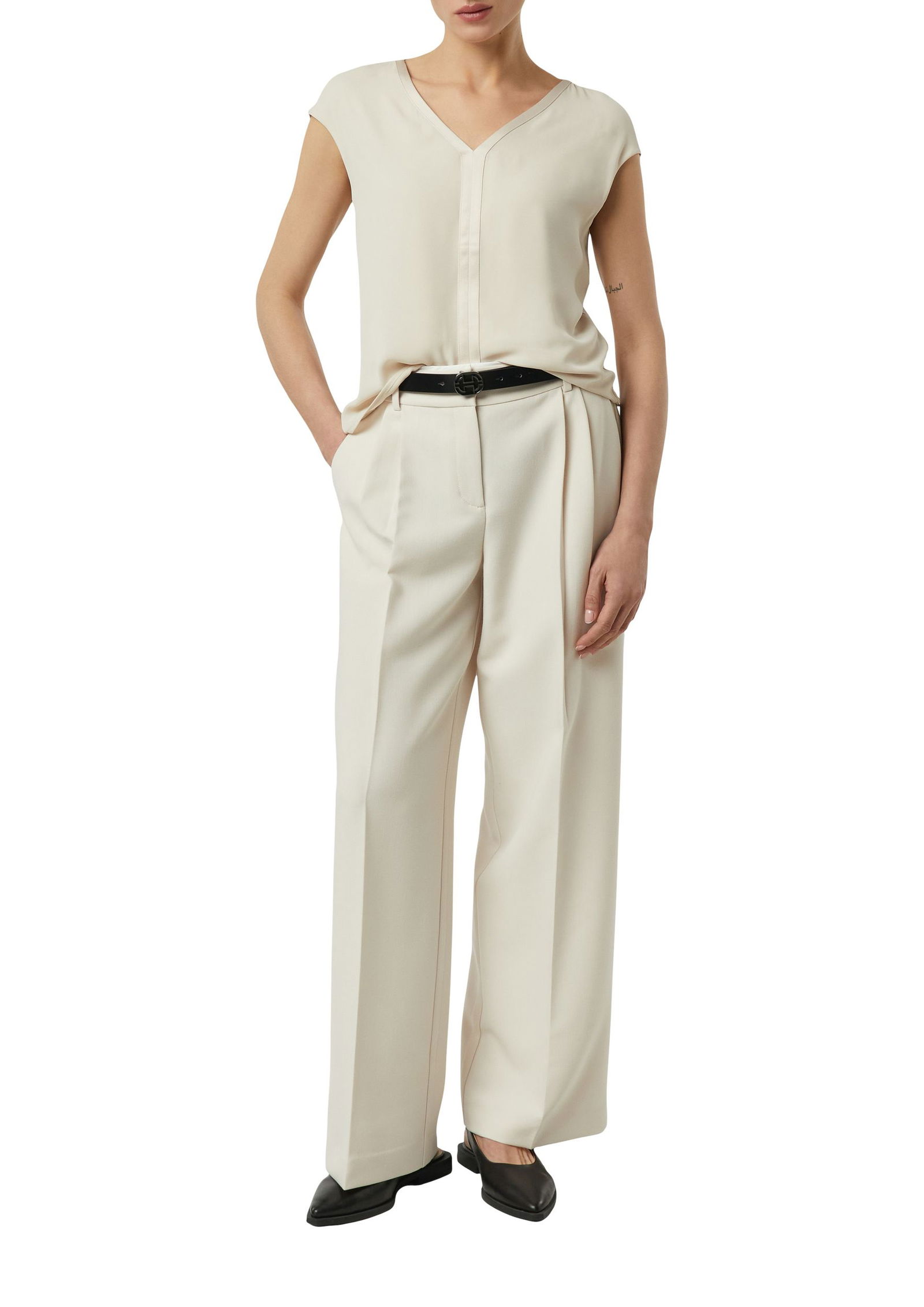 Comma |  Comma Blusentop  | 46 | beige