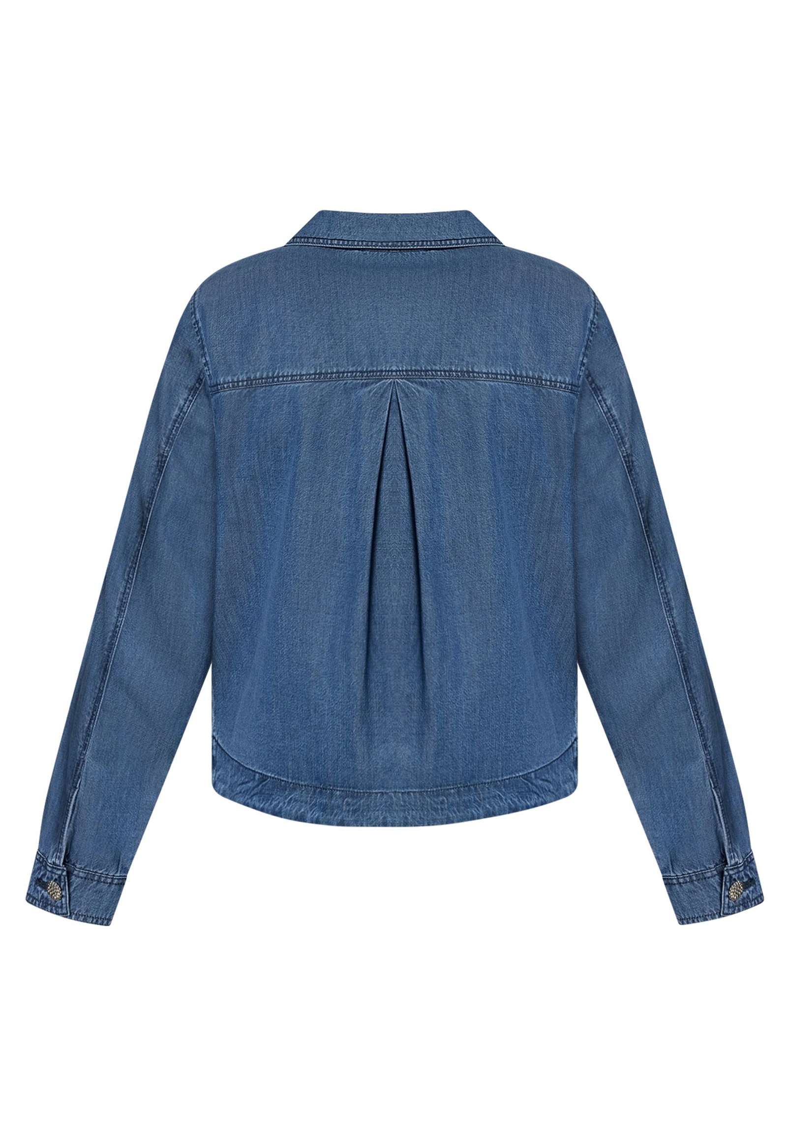 |  Blazerjacke Kurz 1/1 Arm, Middle Blue Denim | 36 | blau