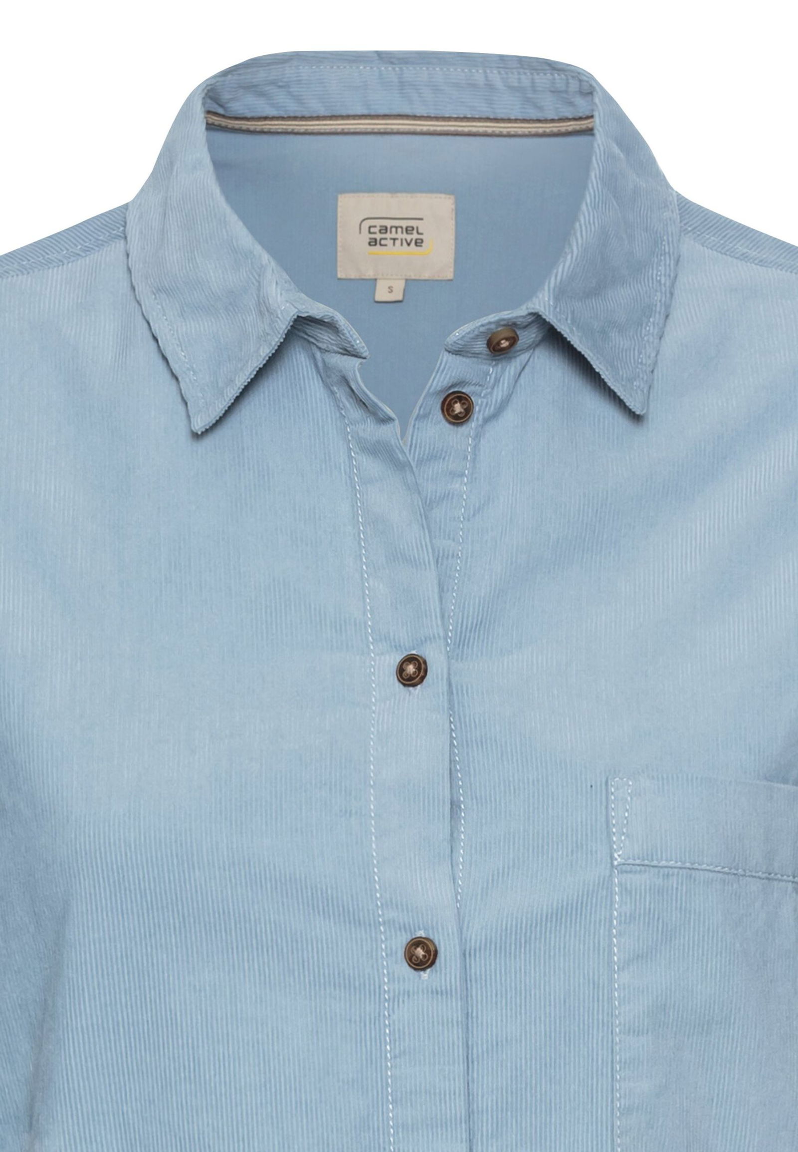 Camel Active |  Camel Active Druckbluse  | M | ocean blue