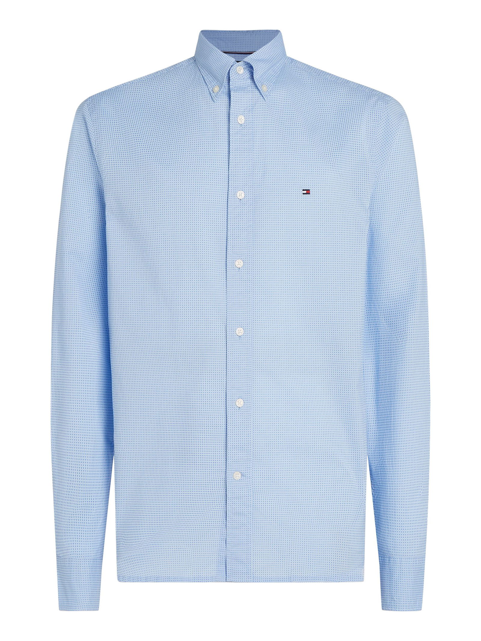 Tommy Hilfiger |  Tommy Hilfiger Hemd Regular Fit  | XXL | cloudy blue / yale navy / white