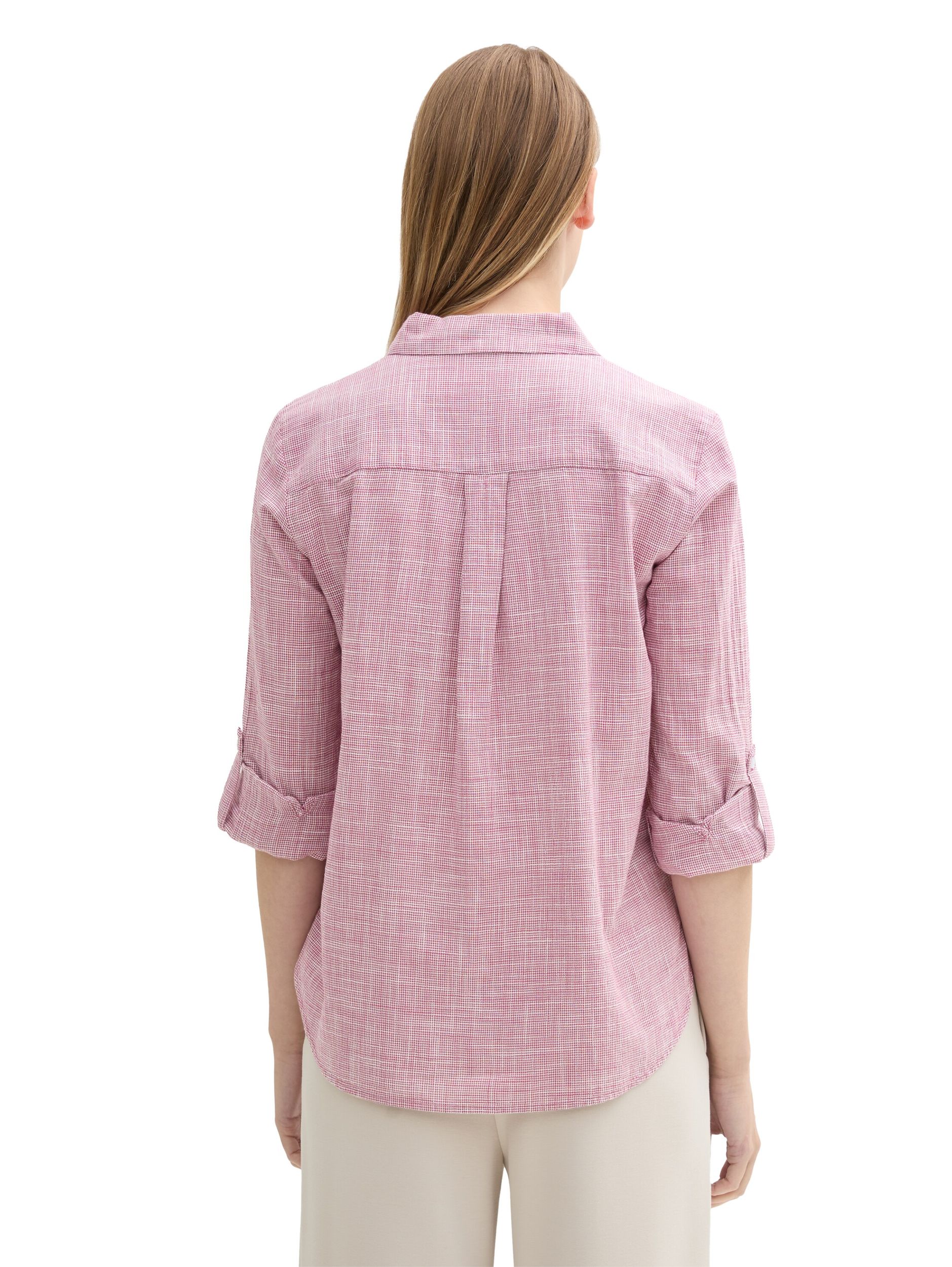 Tom Tailor |  Bluse mit Brusttaschen | 40 | pink velvet