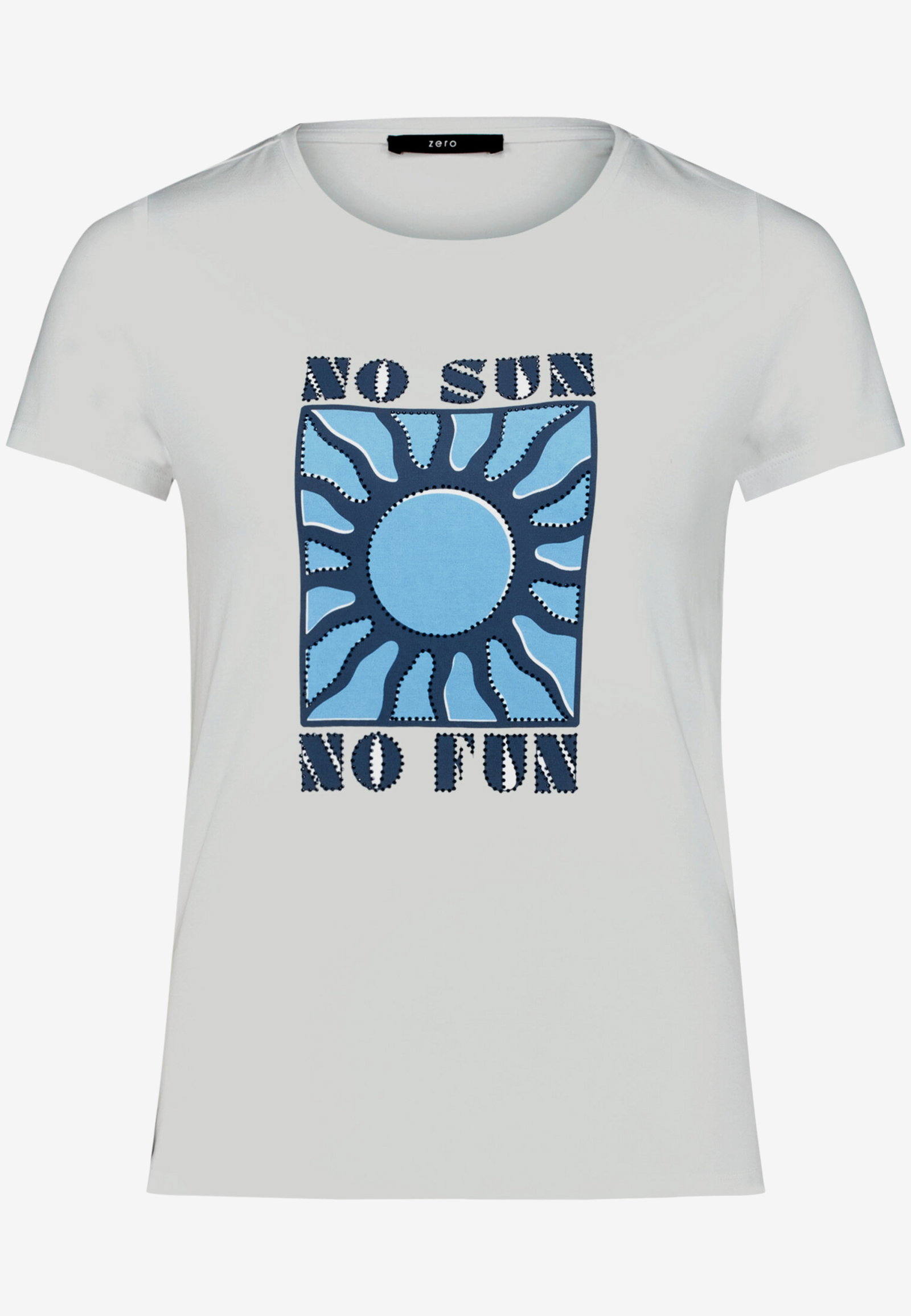 Shirt Kurz 1/2 Arm, Patch White/Blue #1