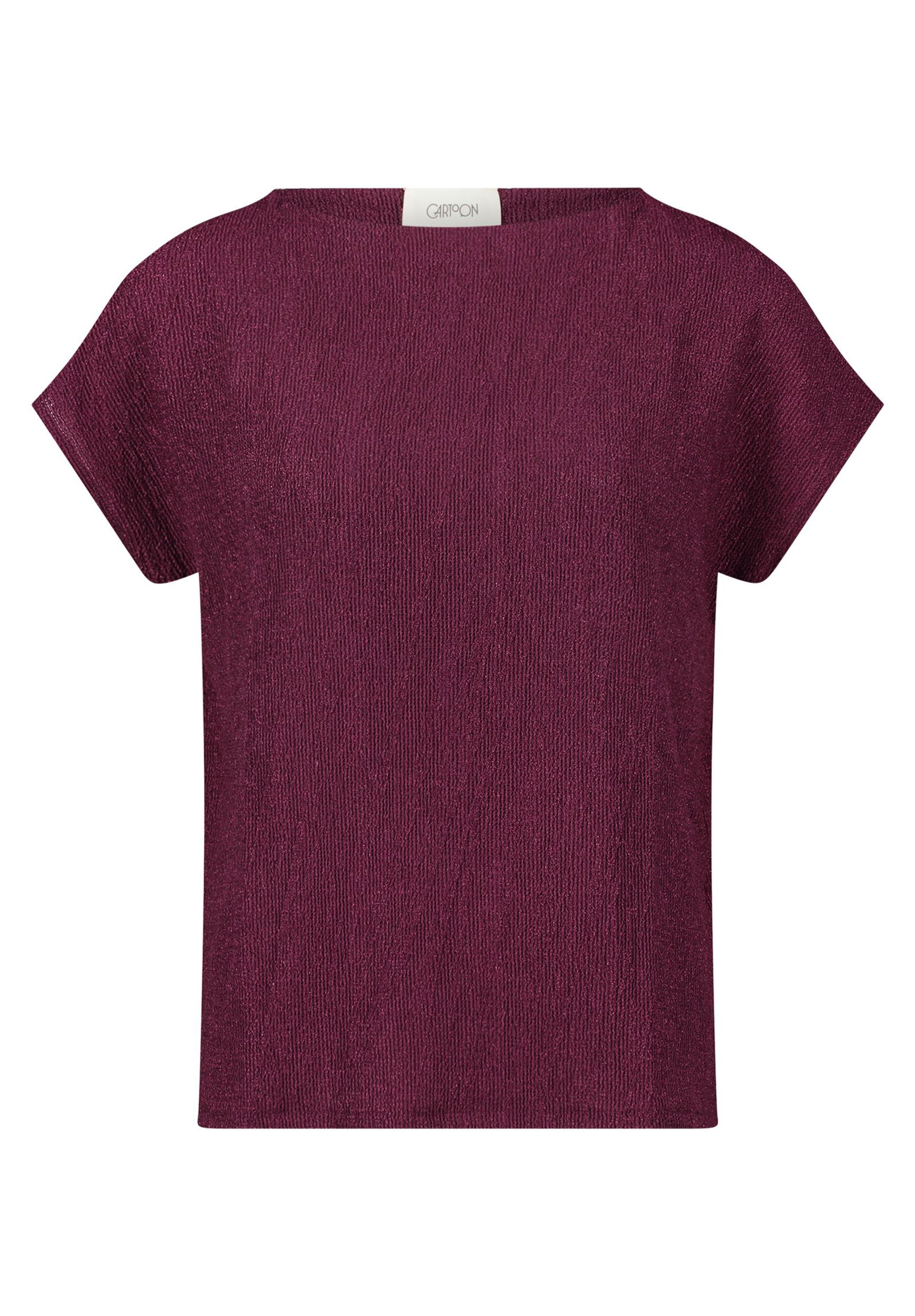 bcc57d4998e83b5bdc3a78111c4bcd40 Cartoon | Strukturshirt | 38 | dark aubergine