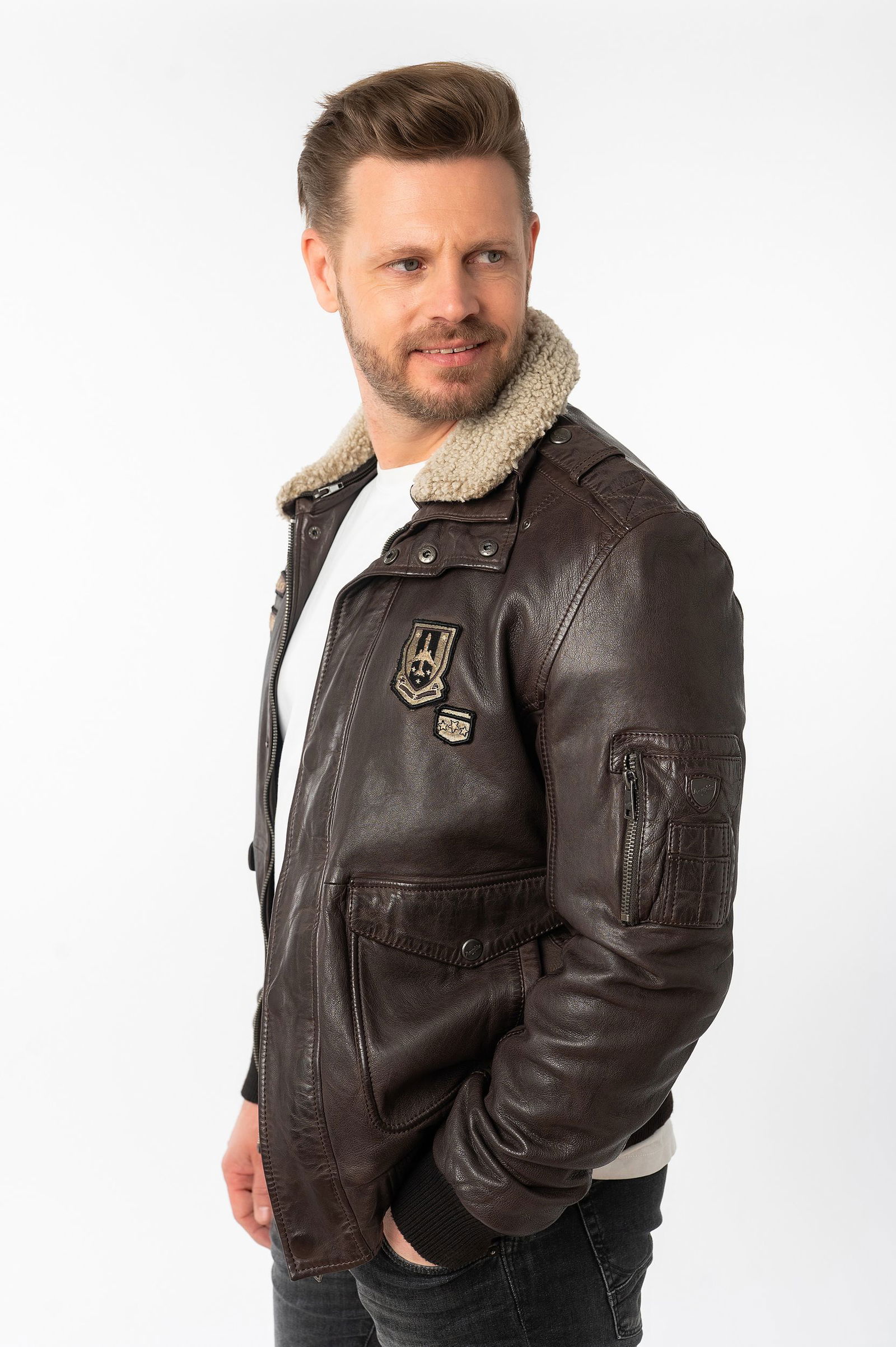 93e1959be42e49c9ec4093124167c6ac Gipsy | Mauritius Gipsy Lederjacke Pilotenjacke MMCruise | 3XL