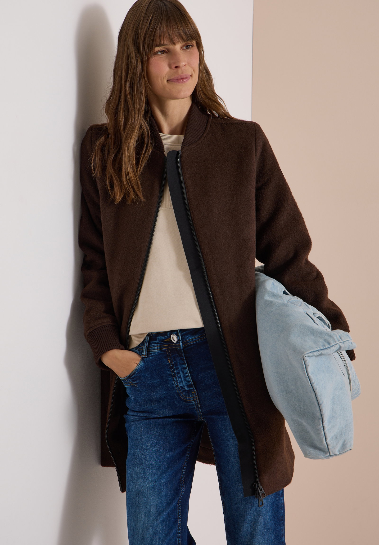 Wool Blouson, chocolate sauce brown #3